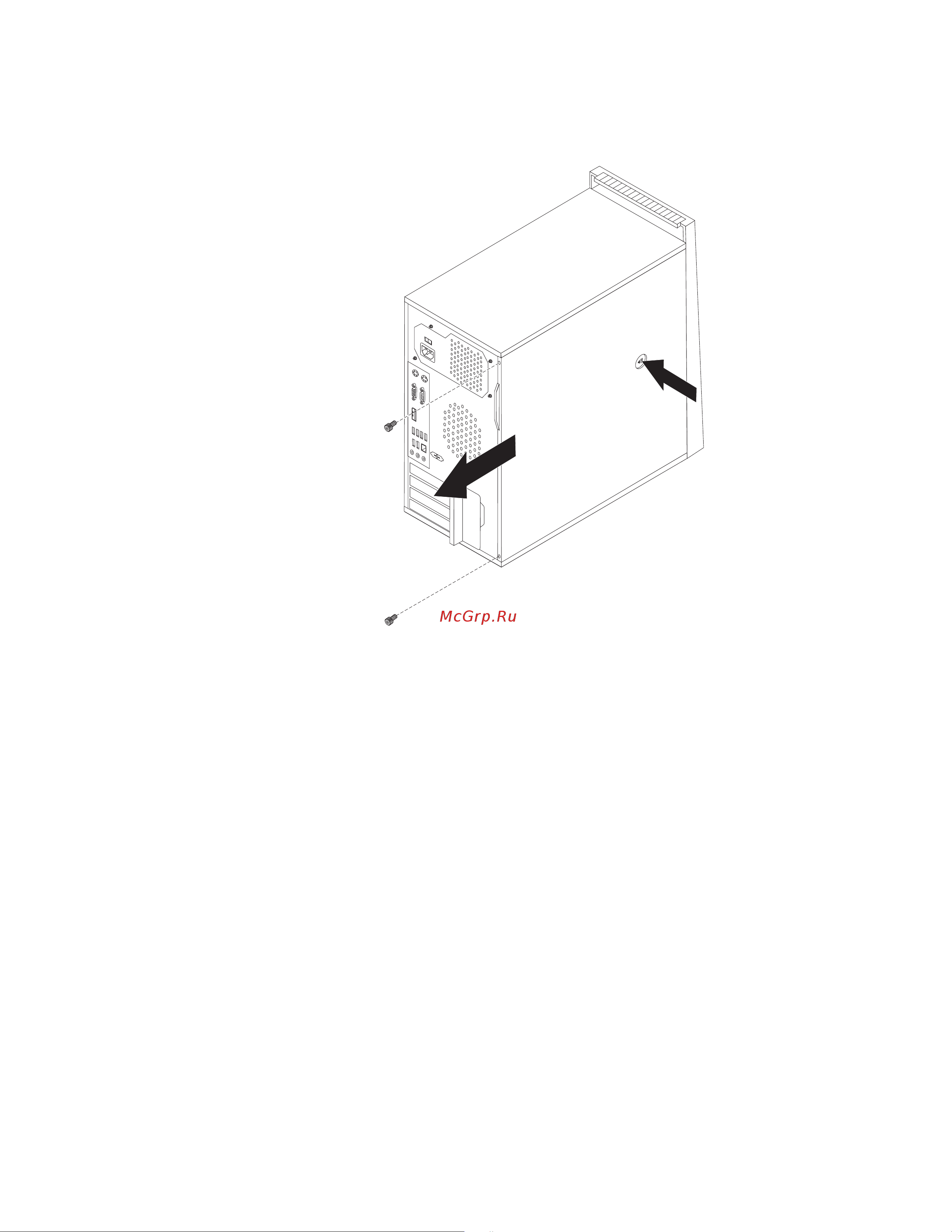 Lenovo ThinkCentre M58p [24/96] Как снять и поставить на место лицевую панель