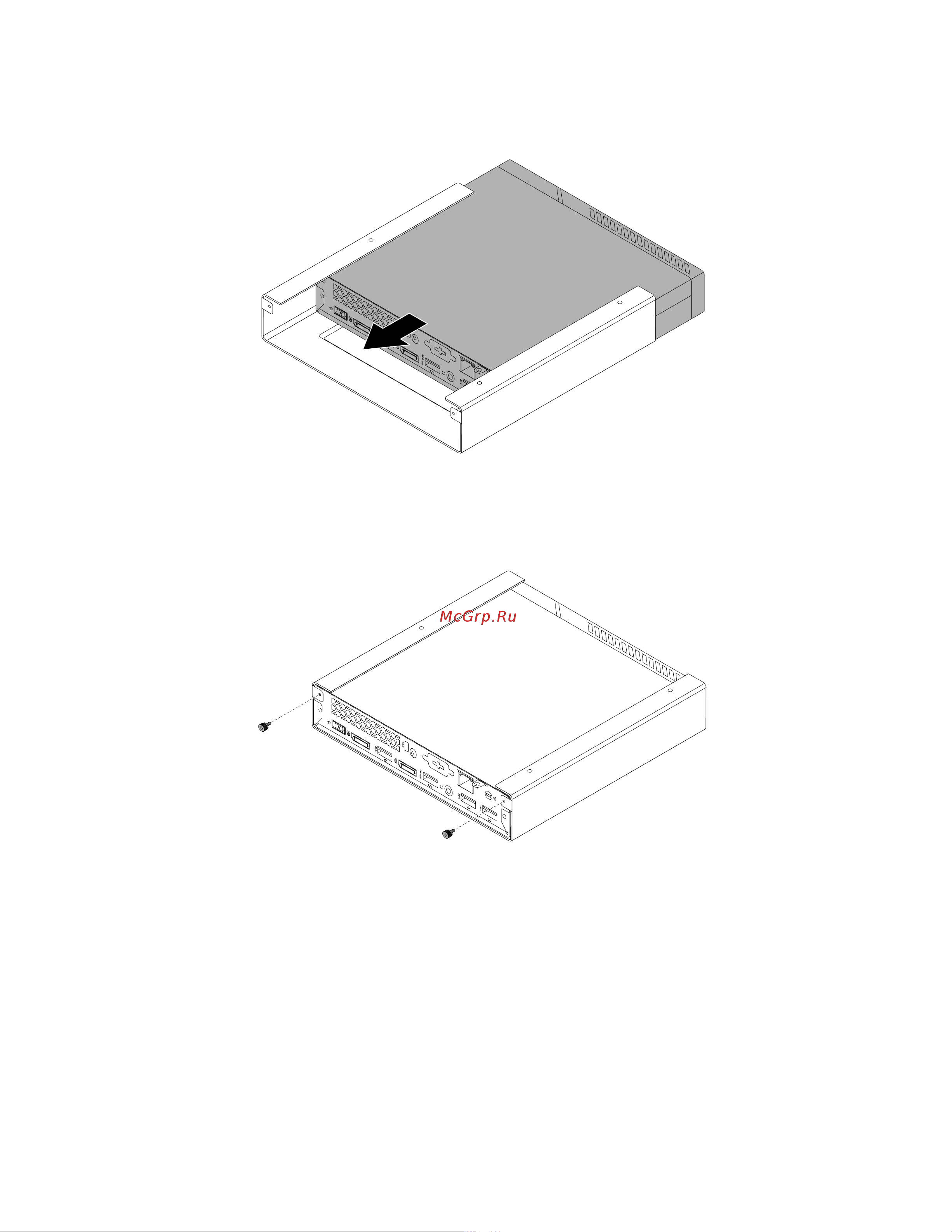Lenovo ThinkCentre M700 (Tiny Form Factor) [80/136] Замена внешнего дисковода для оптических дисков