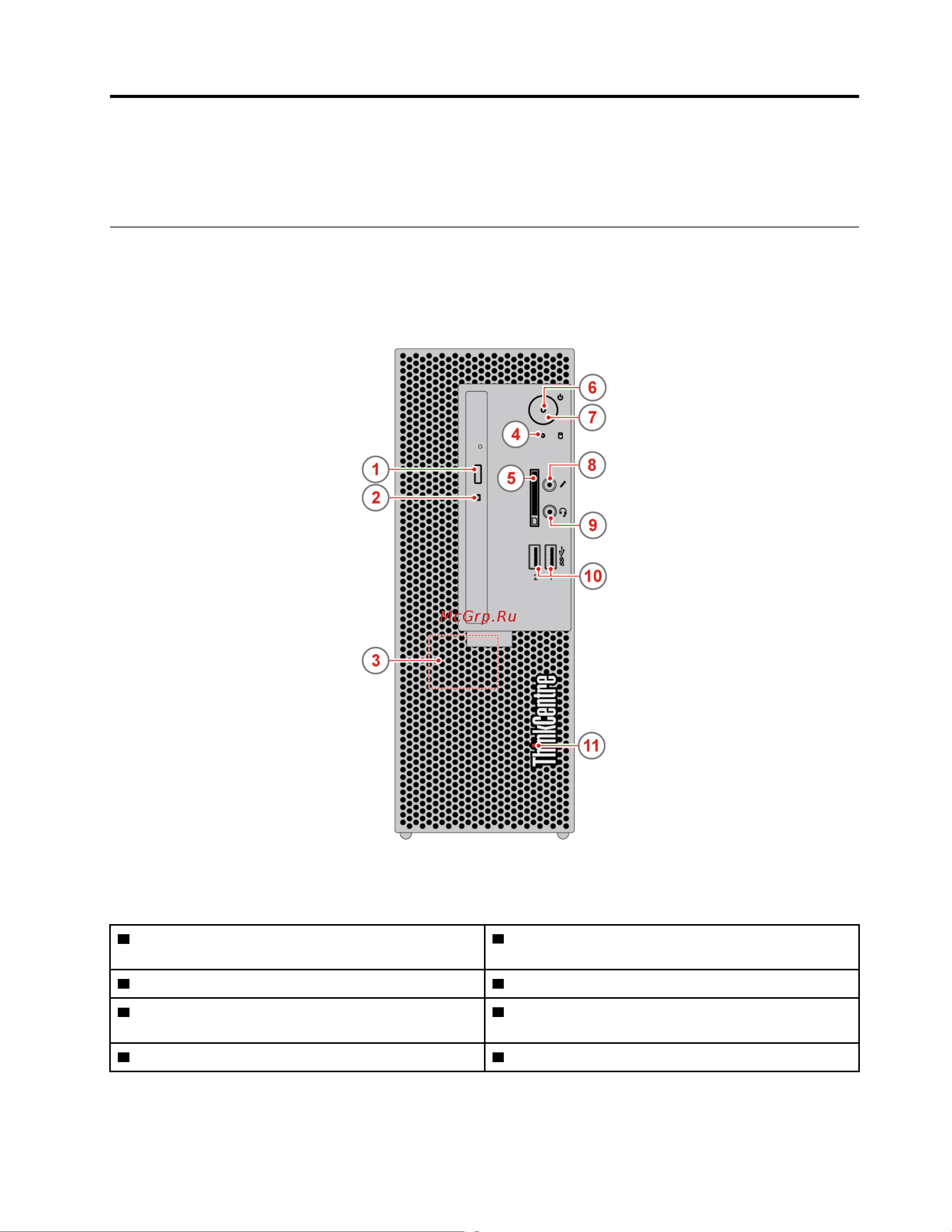 Lenovo ThinkCentre M710e [5/56] Вид спереди