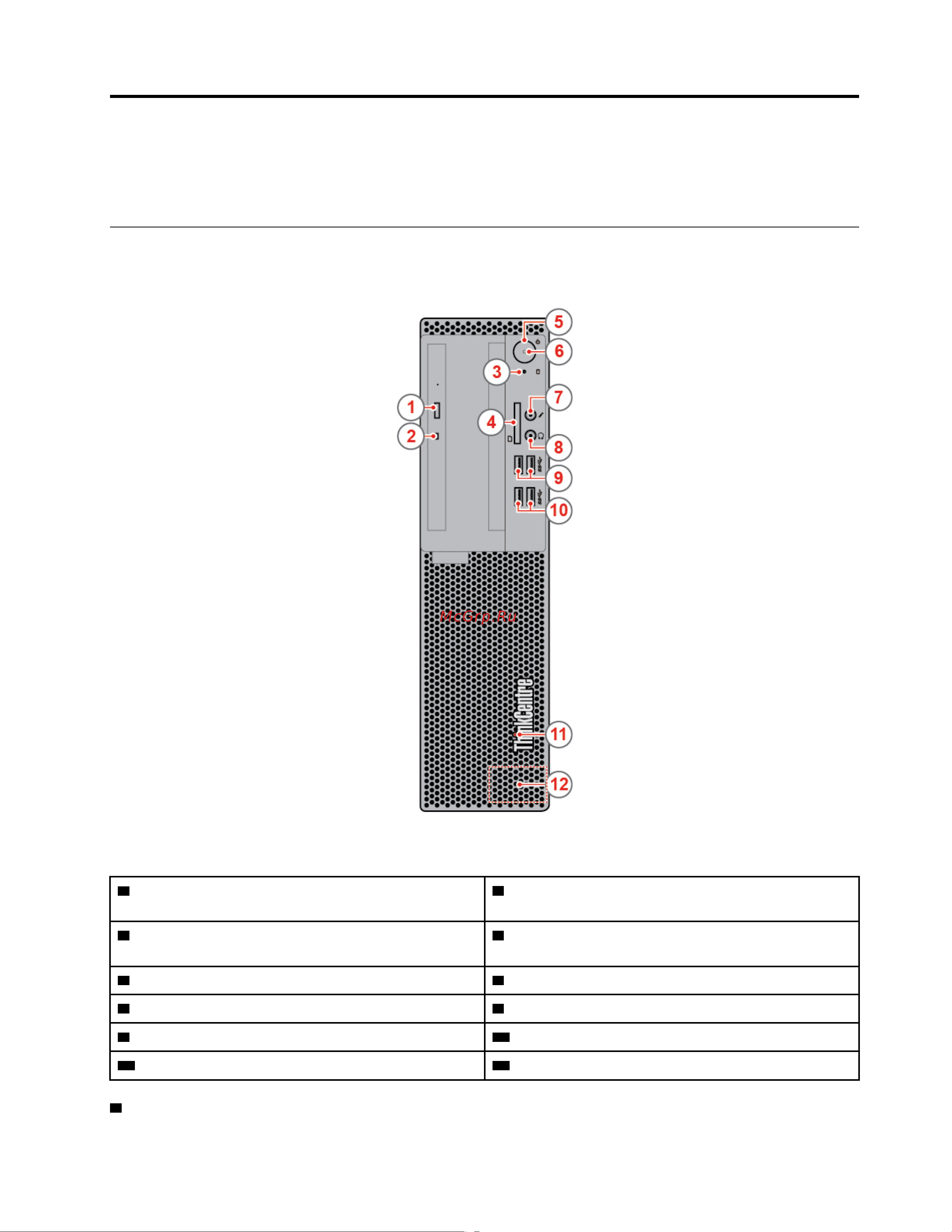 Lenovo ThinkCentre M725s [5/74] Вид спереди
