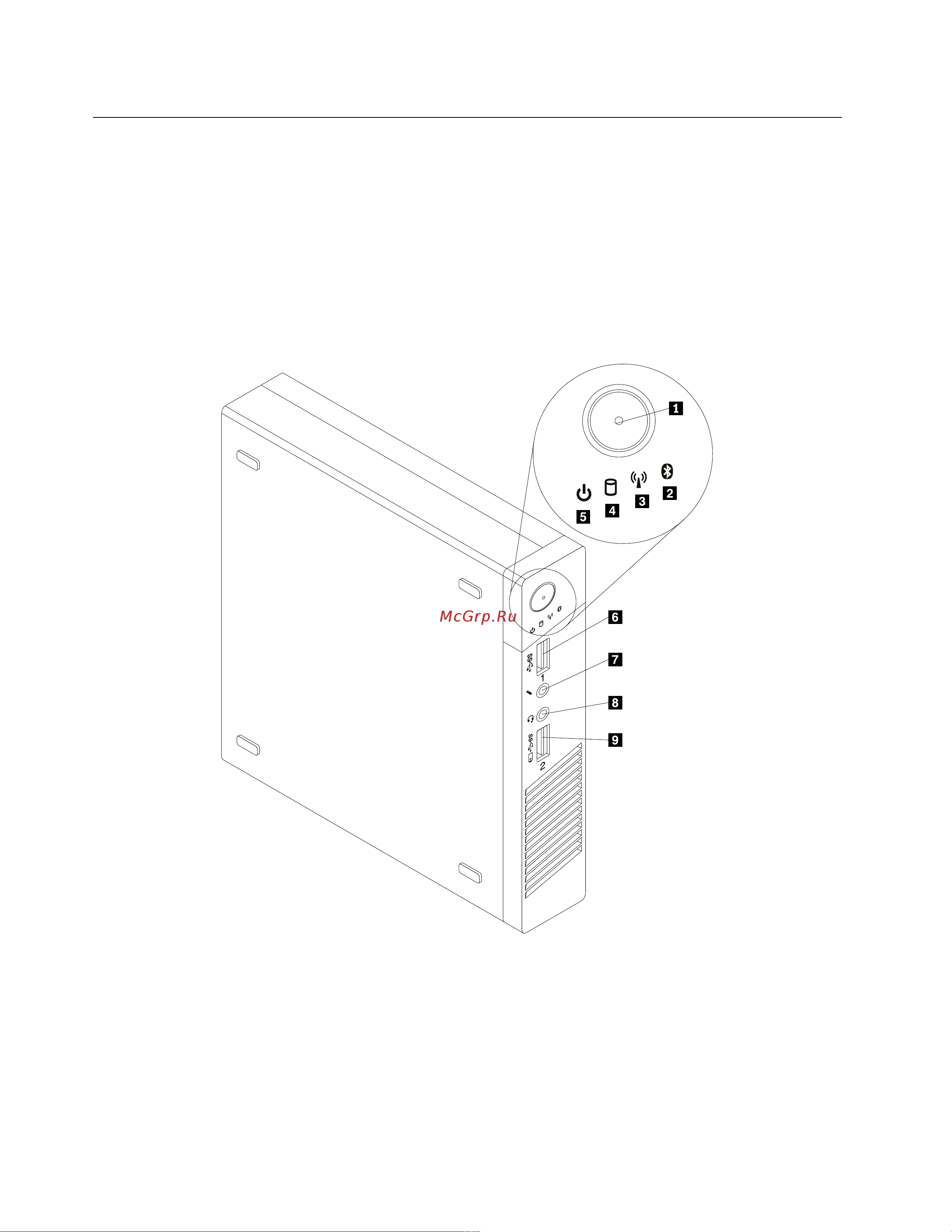 Lenovo ThinkCentre M83 (Tiny Form Factor) [22/166] Расположение