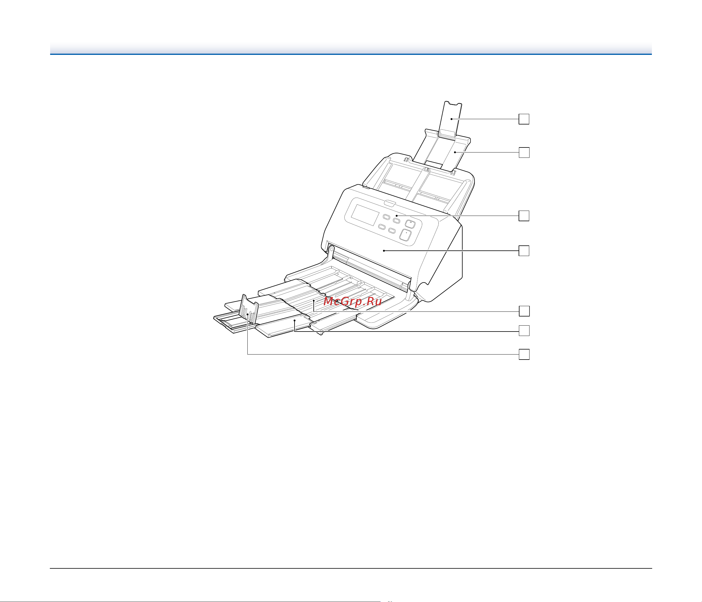 Canon imageFORMULA DR-M260 [20/112] Вид спереди с открытым выходным лотком