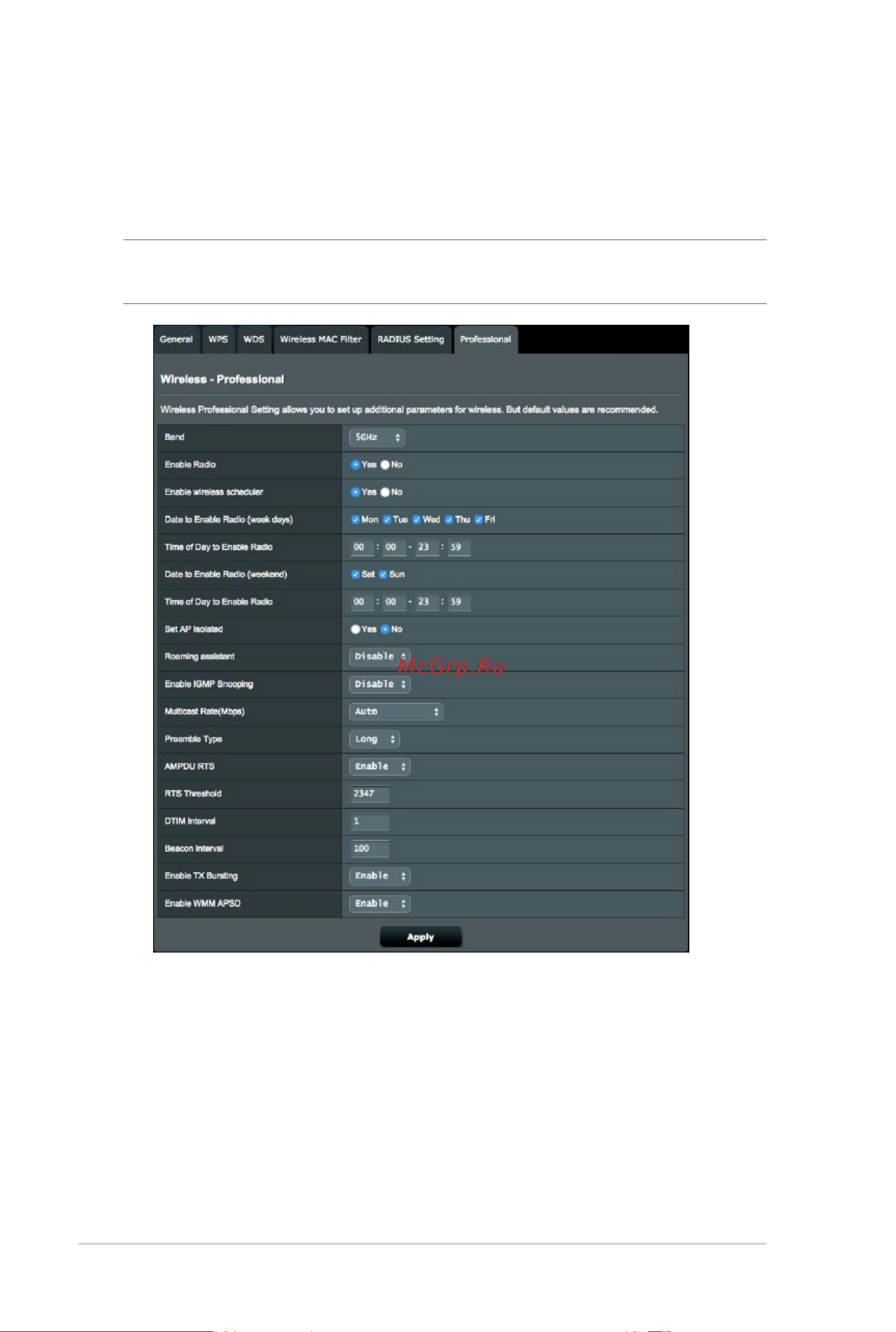 Asus 4G-AC55U [34/138] Профессиональный