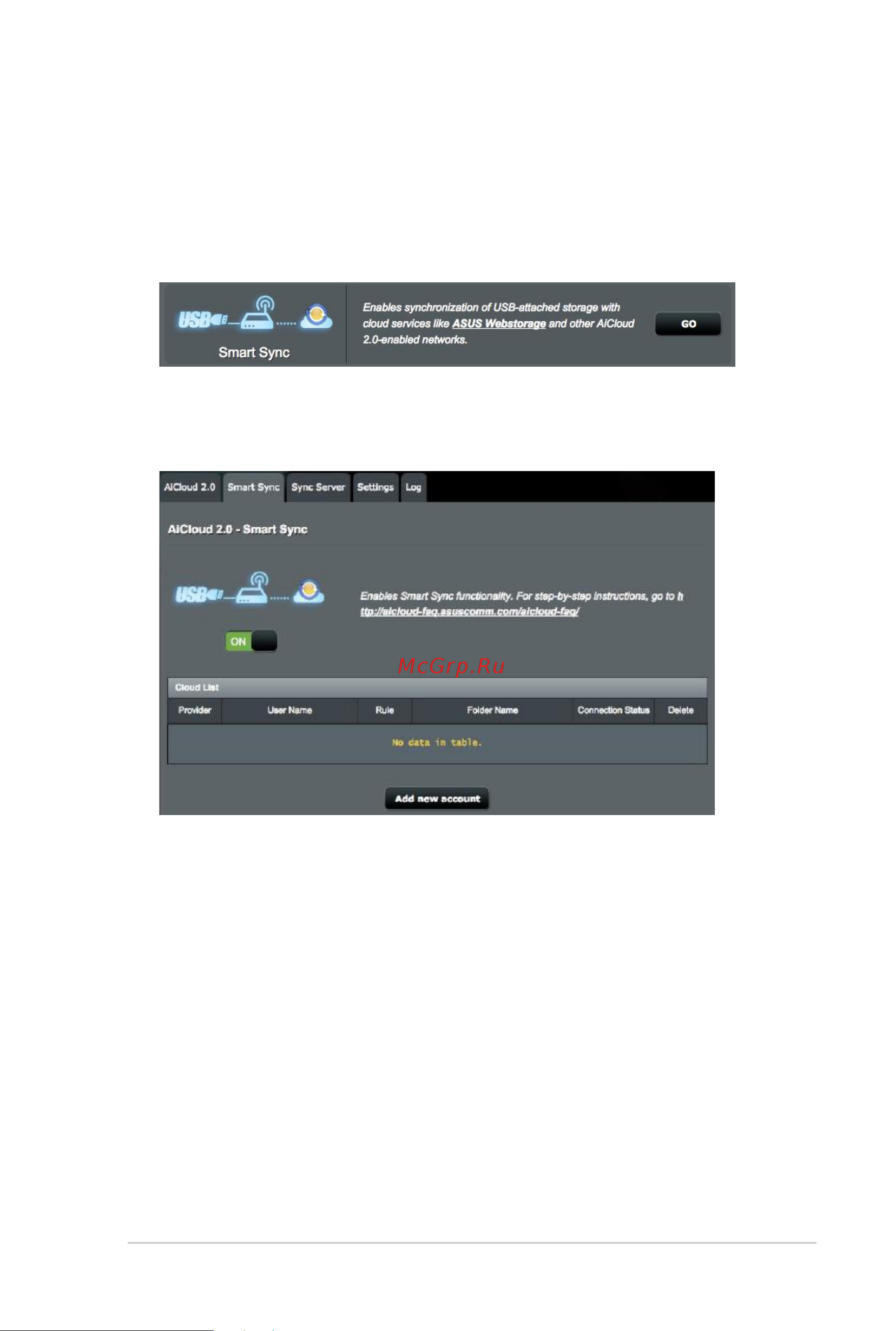 Asus 4G-AC55U [87/138] Smart sync
