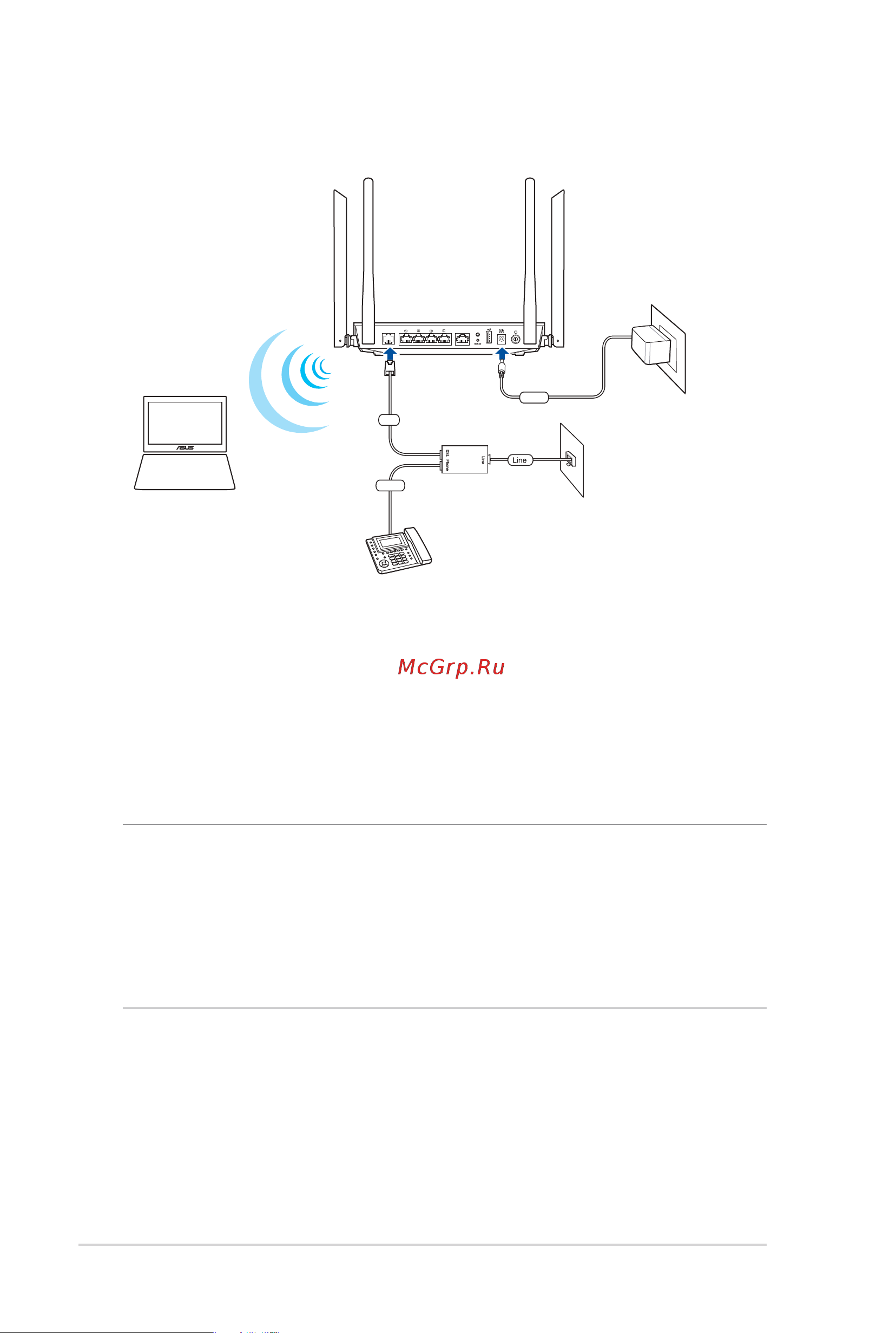 Asus DSL-AC55U [12/129] Беспроводное подключение