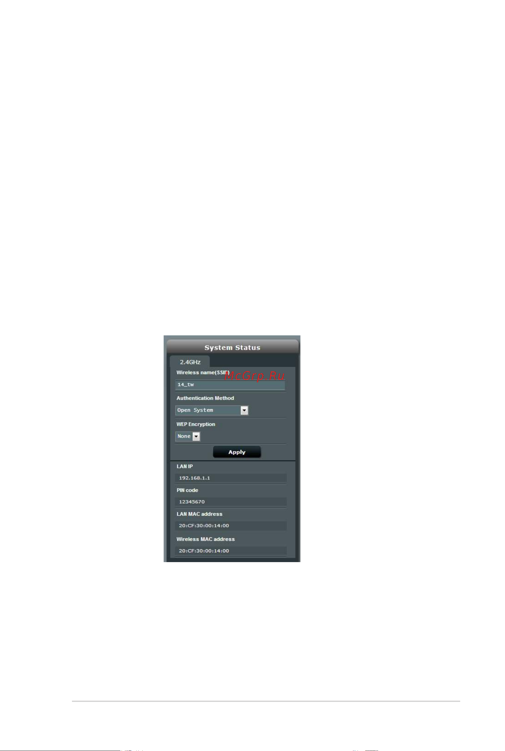 Asus DSL-N16U (UP) [19/66] Настройка параметров безопасности беспроводной сети