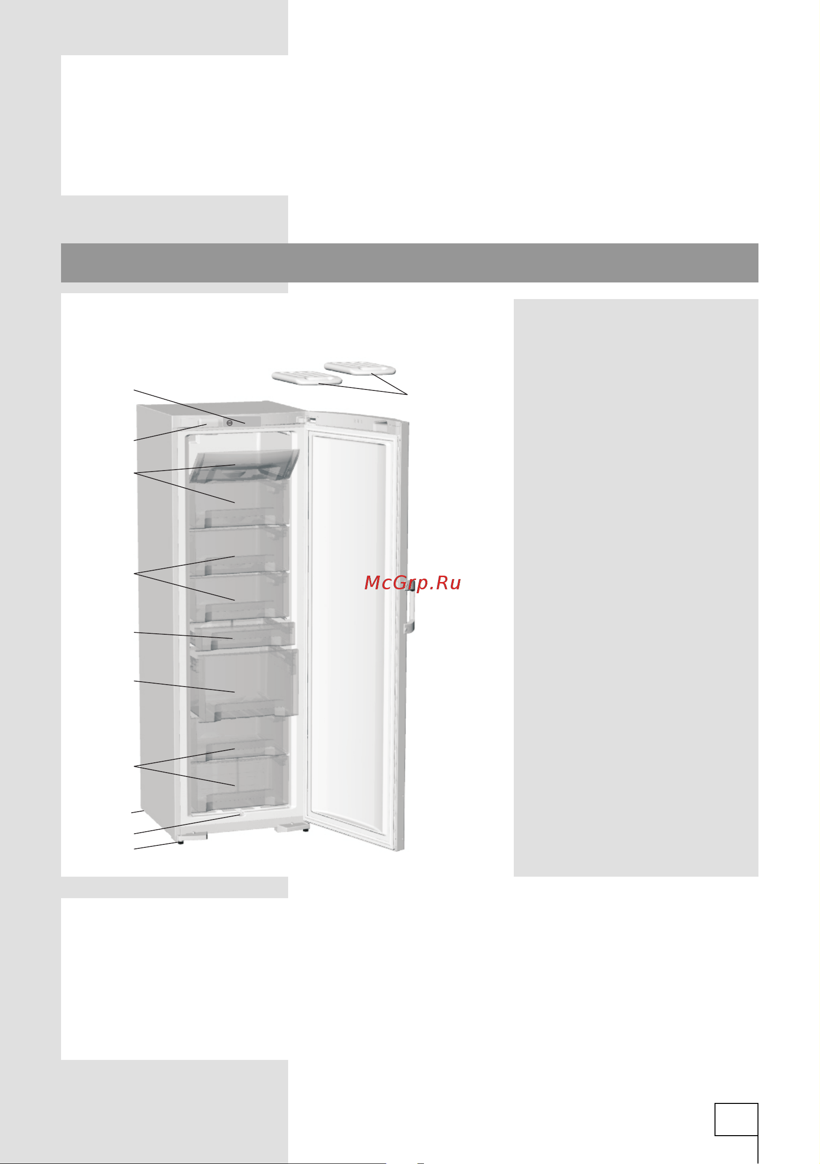 Gorenje FN61230DW [5/20] Описание аппарата