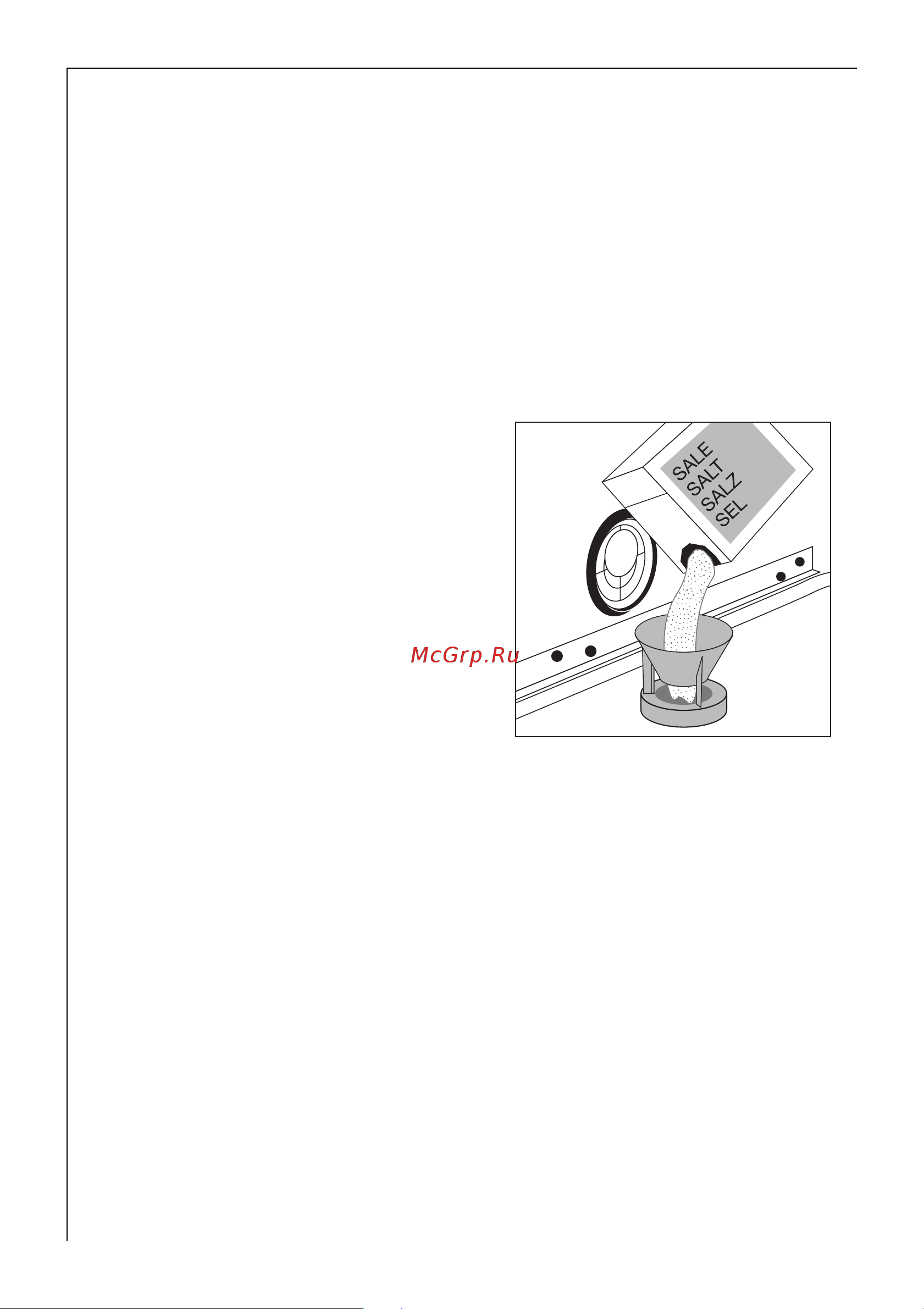 AEG FAVORIT 40650 [10/44] Çàñûïêà ñïåöèàëüíîé ñîëè