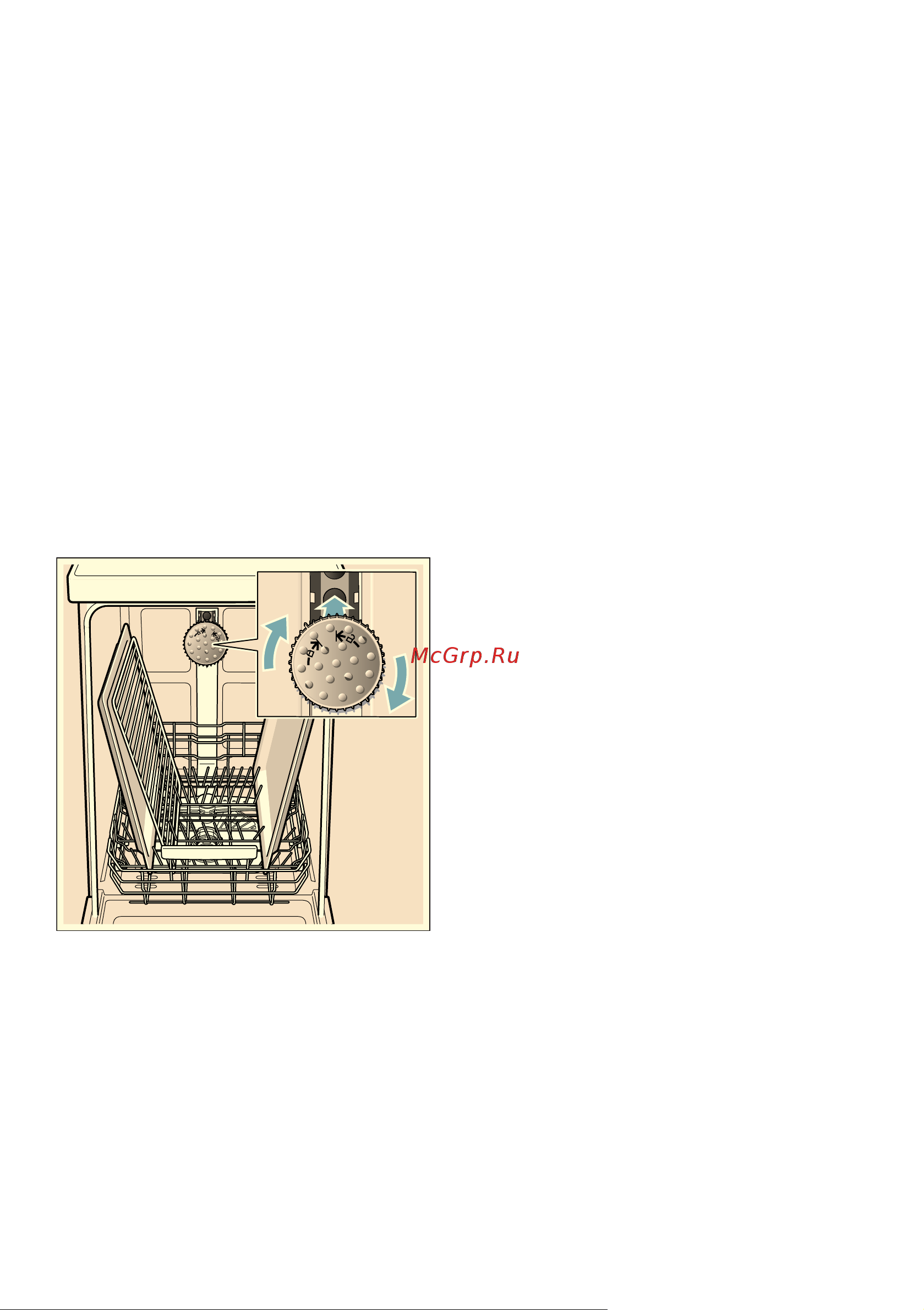 Bosch SPS 66TW11R [23/58] Paзбpызгивaющaя гoлoвкa для мoйки пpoтивнeй