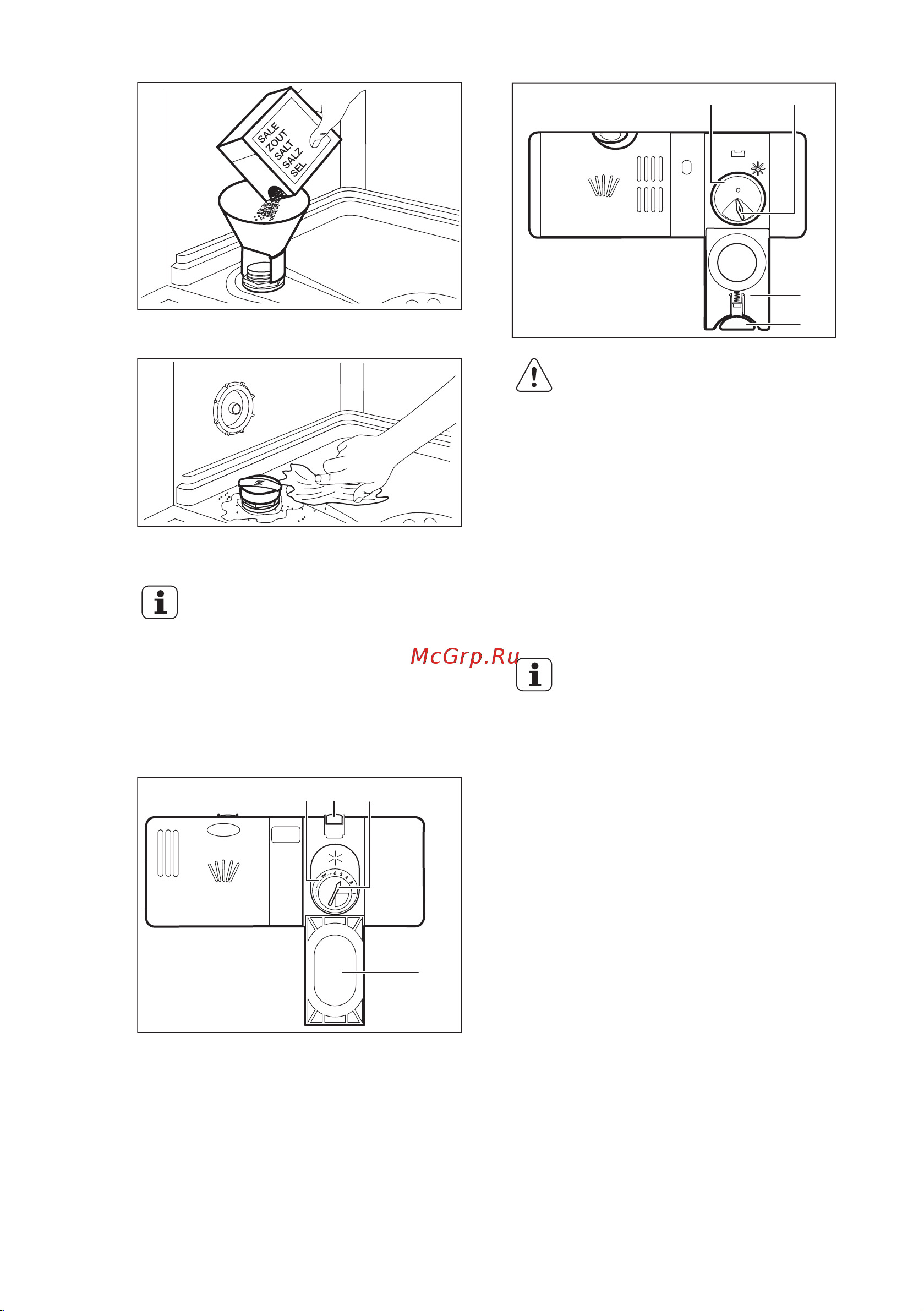 Electrolux ESL 4500LO [12/68] How to fill the rinse aid dispenser