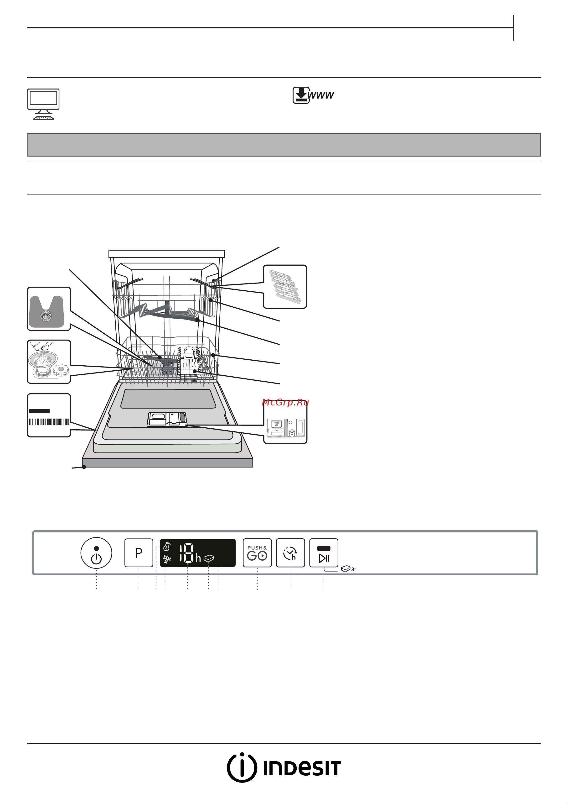 Indesit DIC 3B+19 Руководство по эксплуатации онлайн