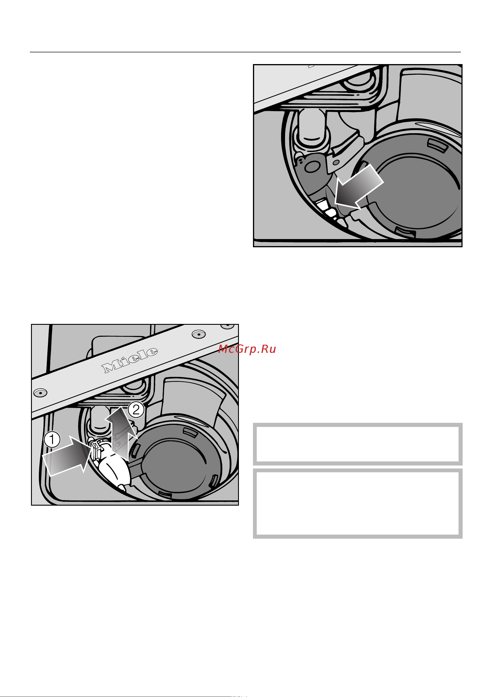 Miele G 6305 [77/100] Устранение неисправностей