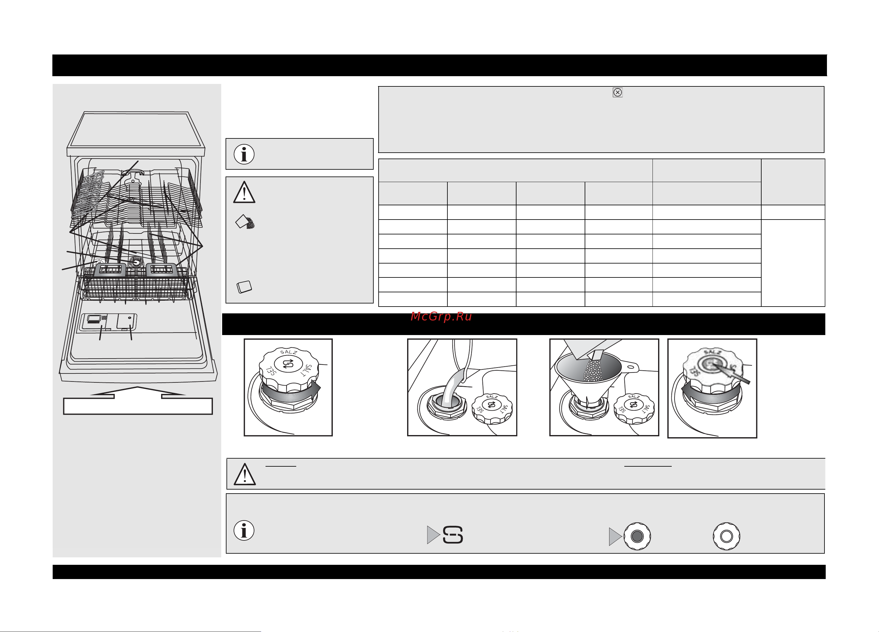 Whirlpool ADP 400 [2/8] Заполните емкость солью