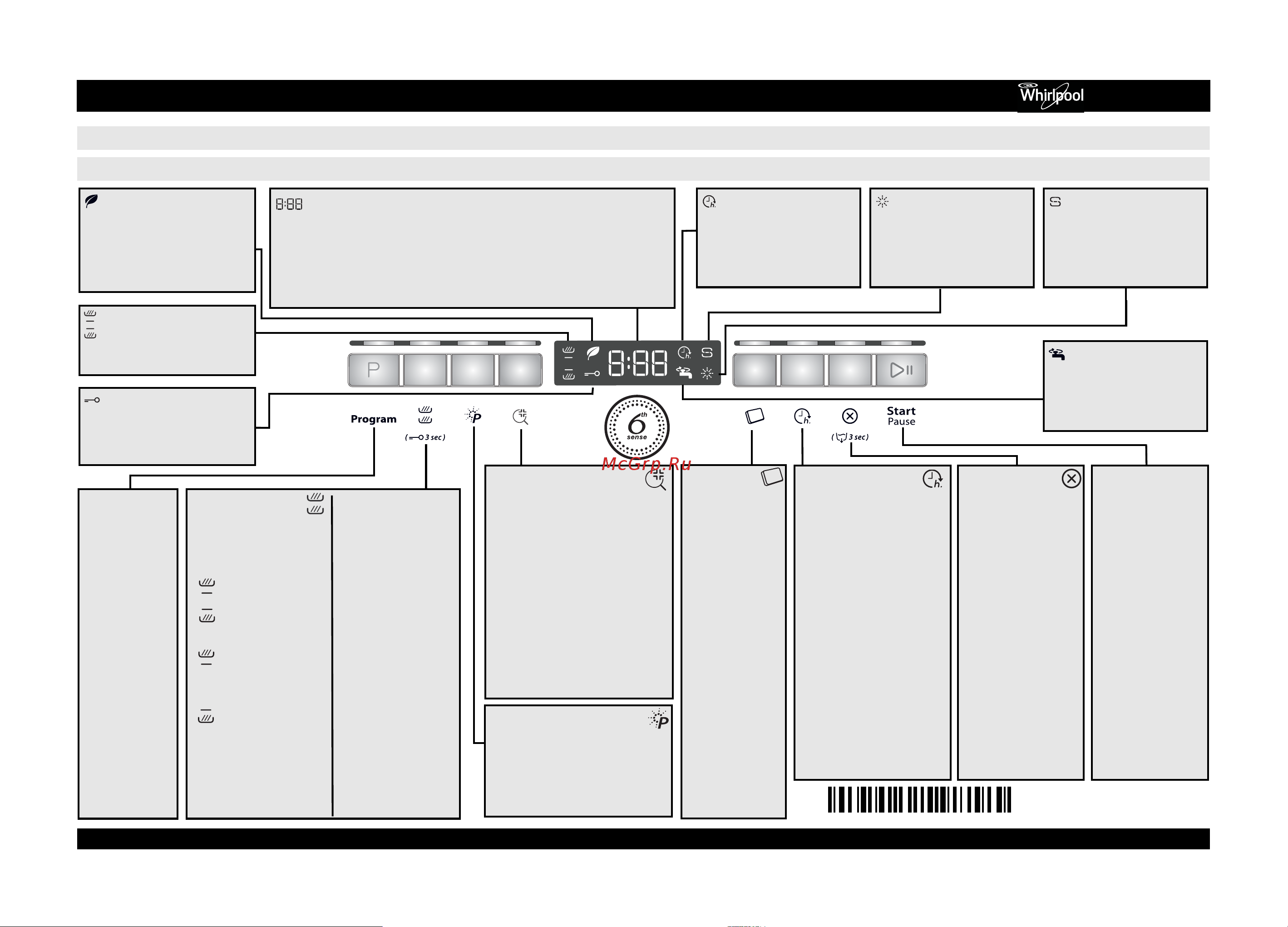 Whirlpool ADP 8070 Руководство по эксплуатации онлайн