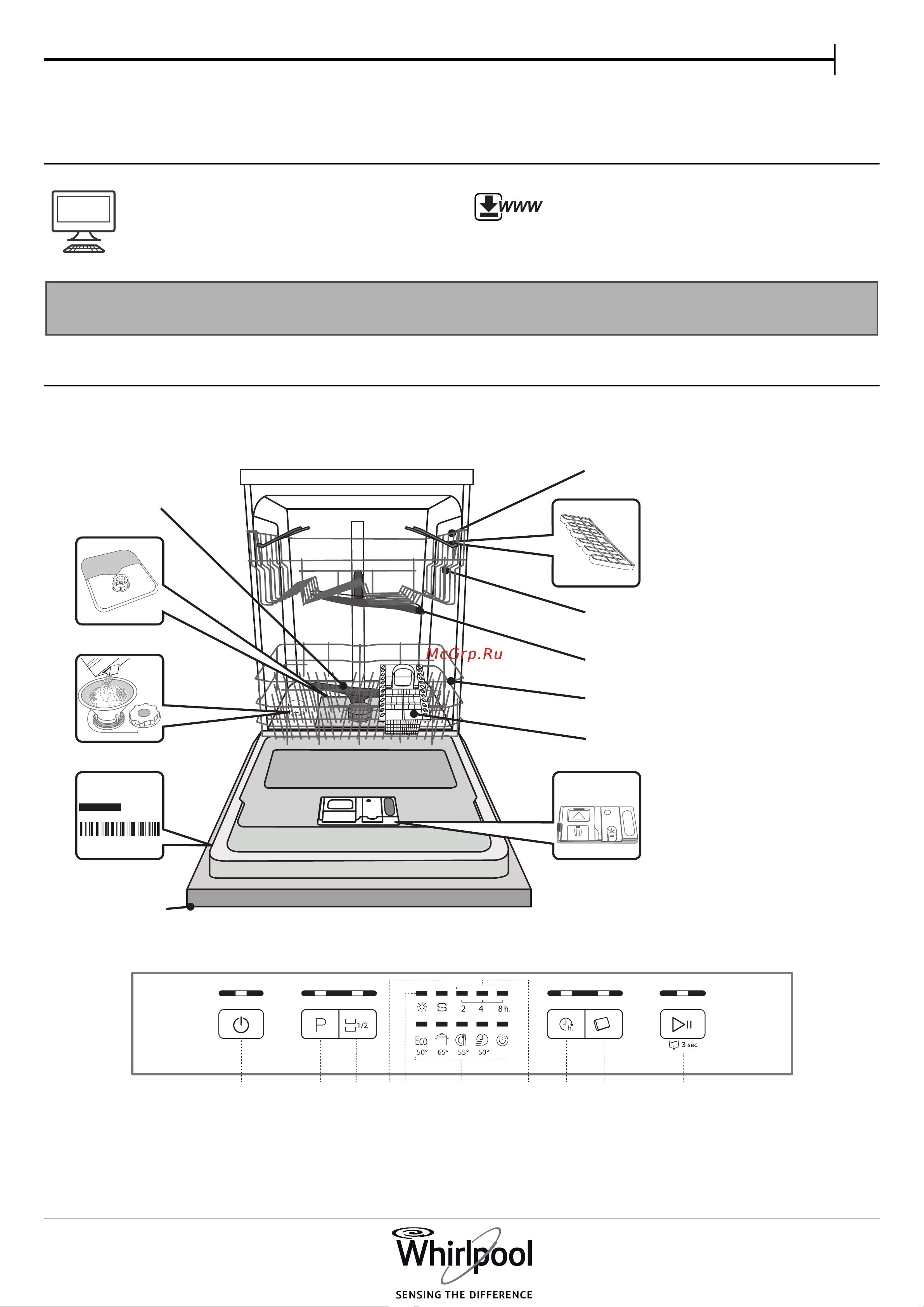Whirlpool WFE 2B19 IS Руководство по эксплуатации онлайн