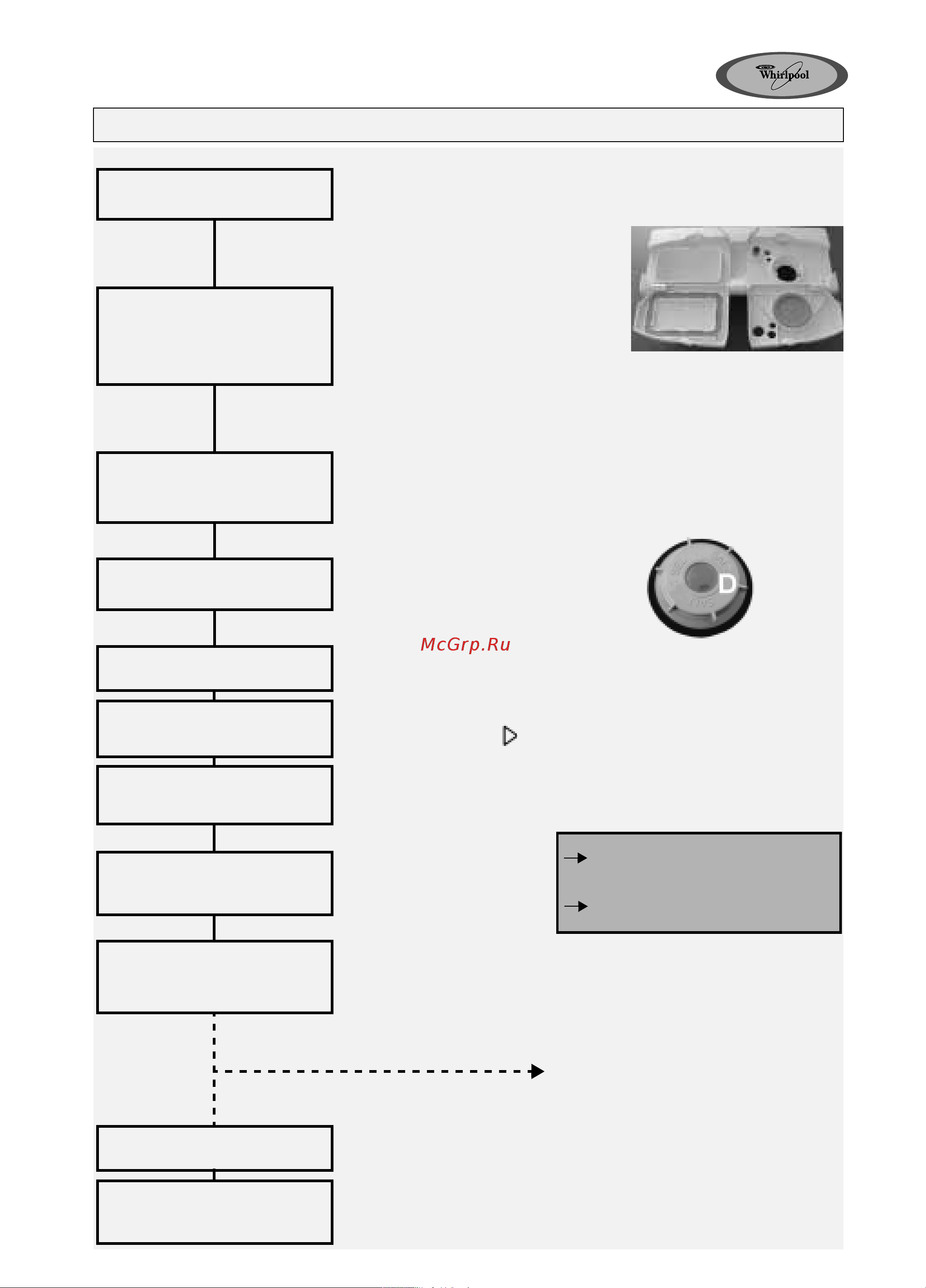 Whirlpool WP 75 Руководство по эксплуатации онлайн