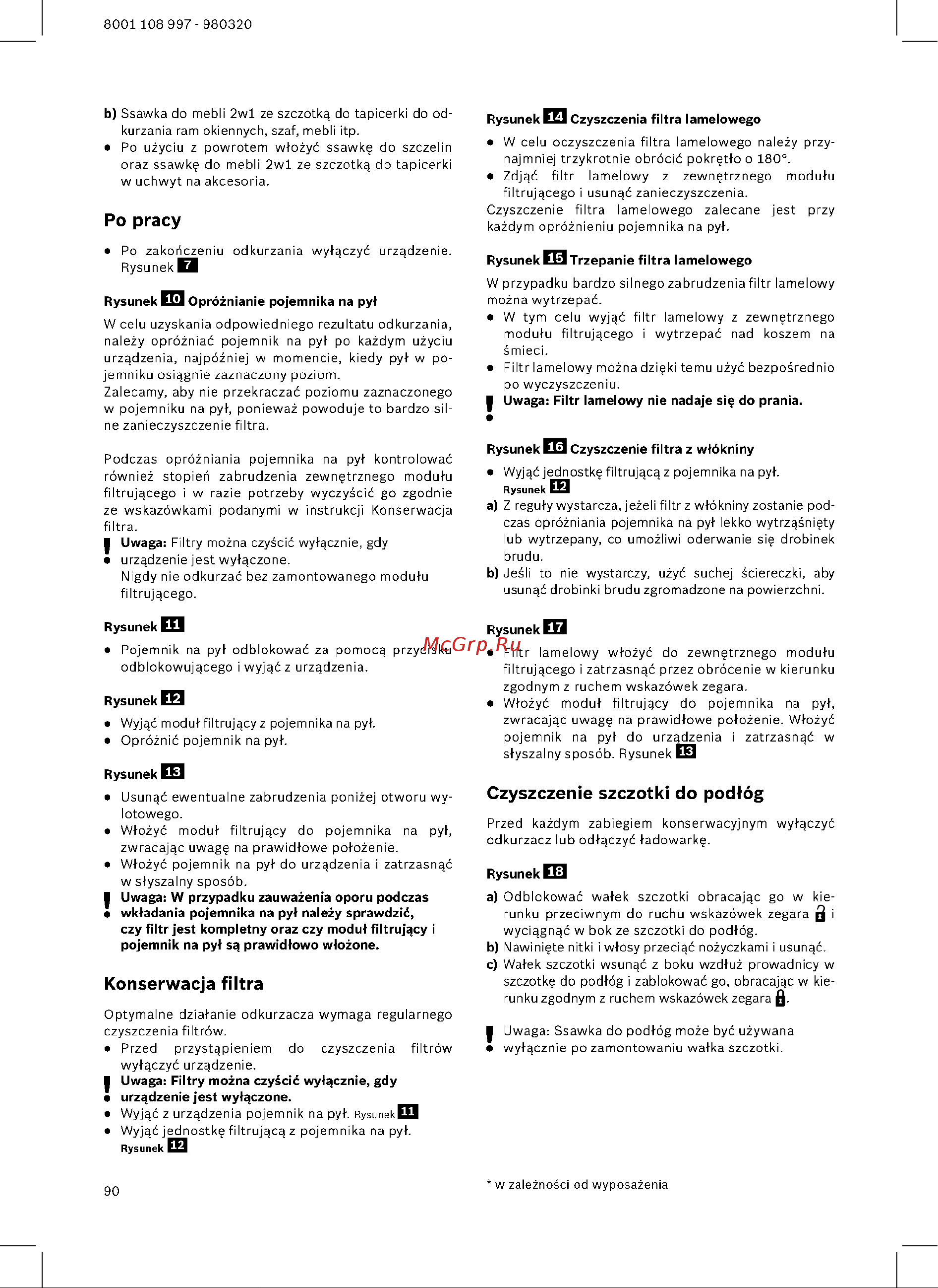 Bosch BCS 1ALL Руководство по эксплуатации онлайн [92/130] 715225