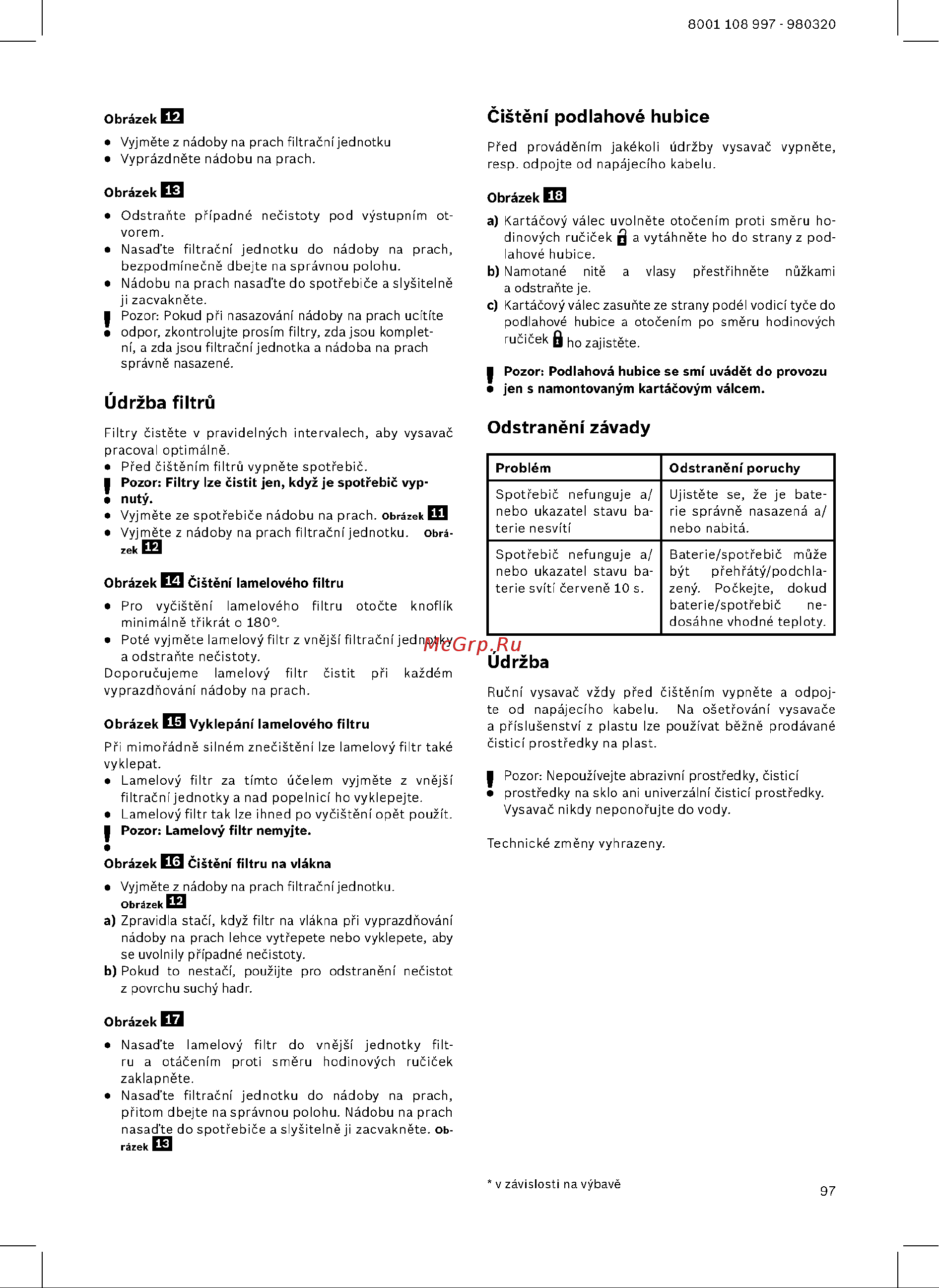 Bosch BCS 1ALL Руководство по эксплуатации онлайн [99/130] 715225