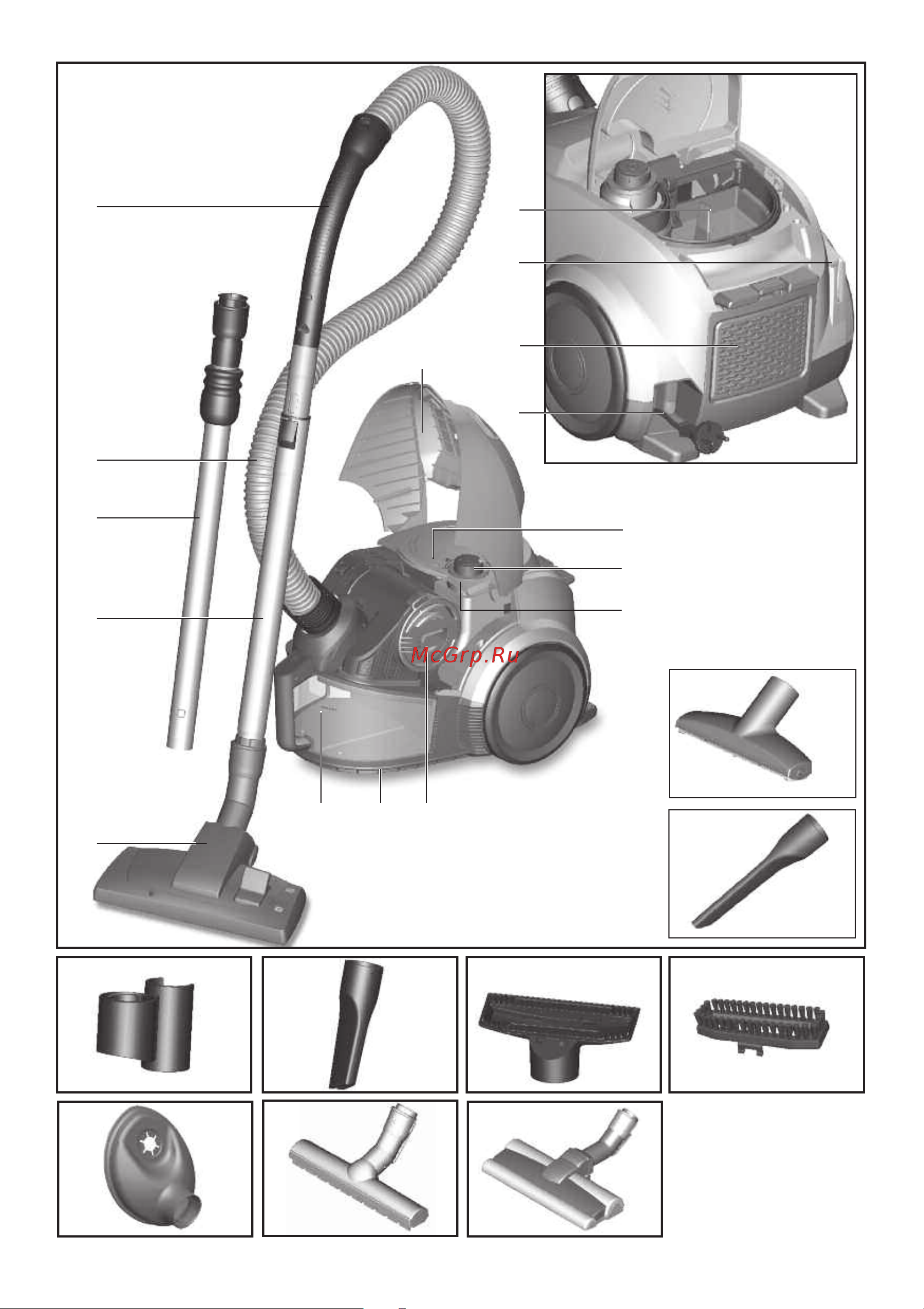 Bosch BGS 3U2000 Руководство по эксплуатации онлайн [2/144] 715349