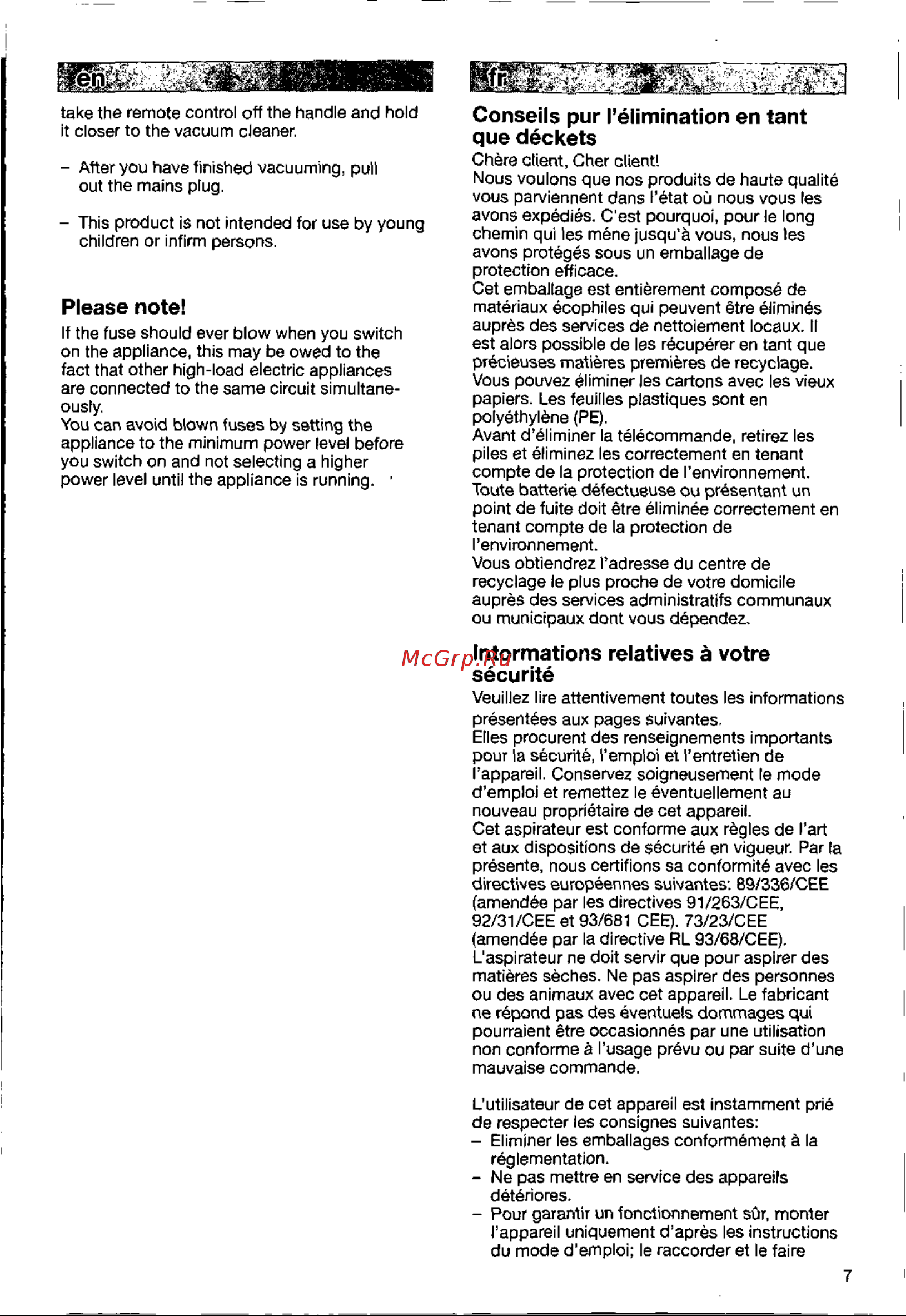 Bosch BSF 1103 Руководство по эксплуатации онлайн [7/38] 715406