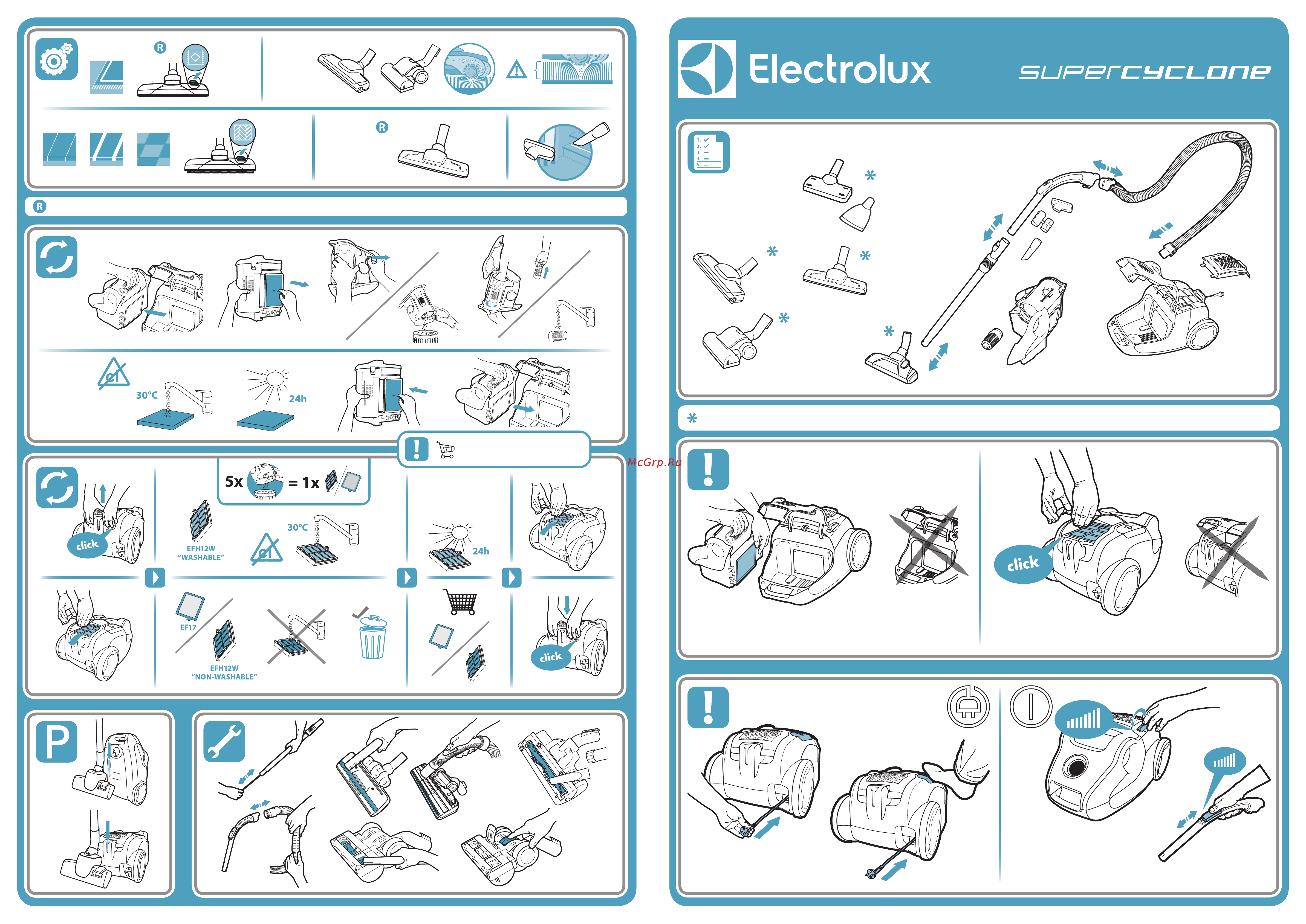 Electrolux ESC61LR Руководство по эксплуатации онлайн