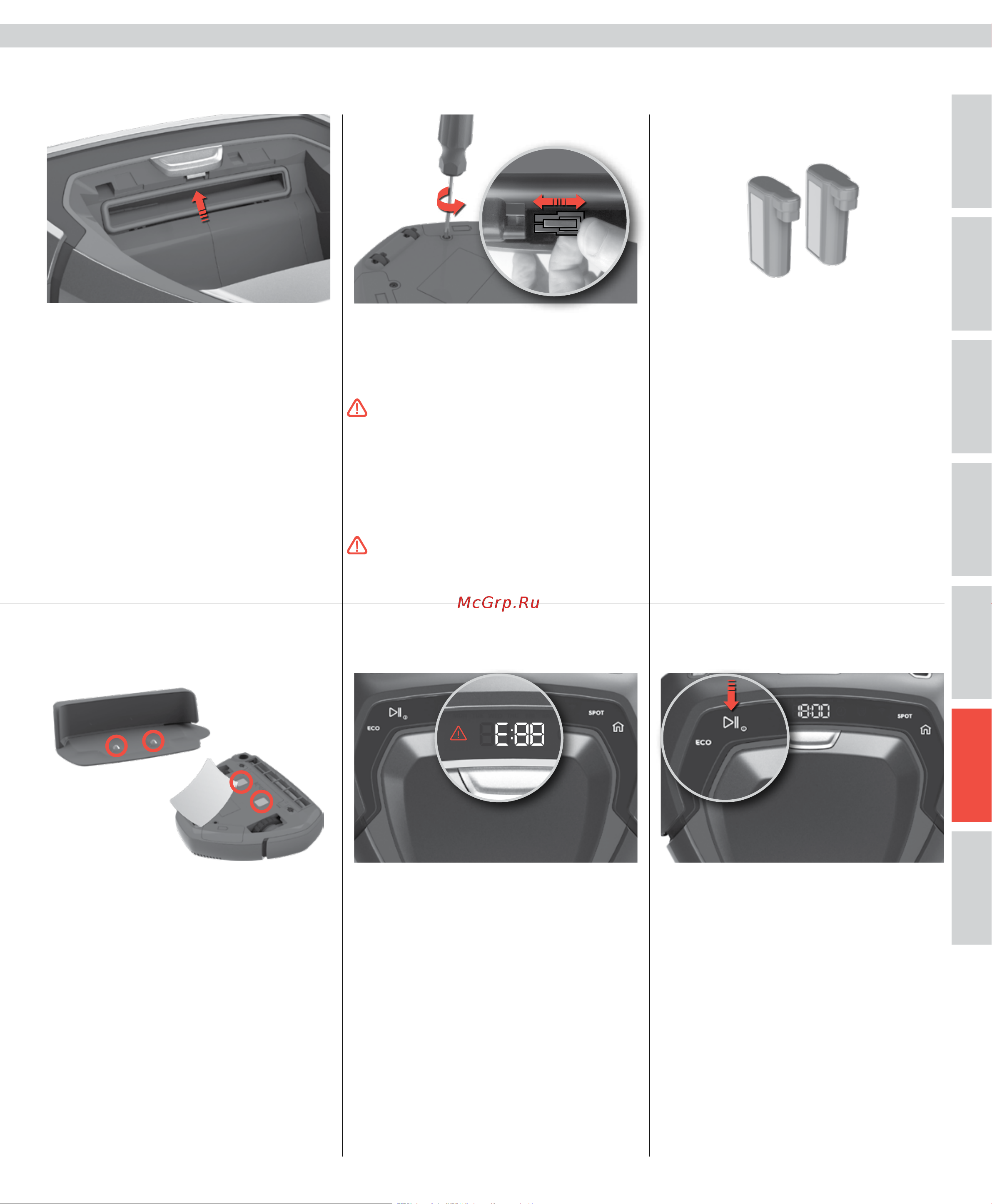 Electrolux PI91-5SGM PUREi9 [95/114] Hata işleme şarj konnektörlerini temizleme