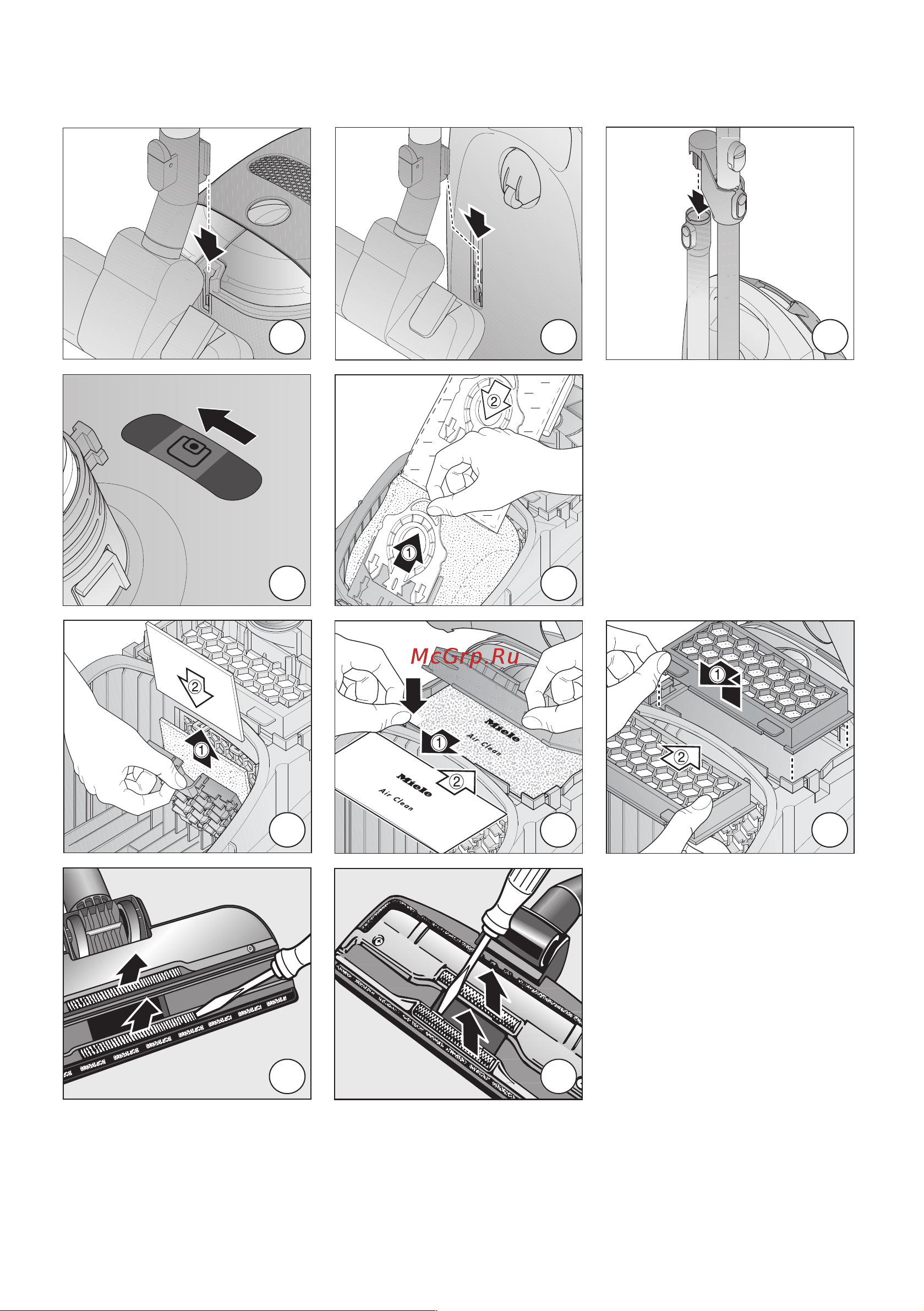 Miele CLASSIC C1 PowerLine Red Руководство по эксплуатации онлайн [54/56] 796254