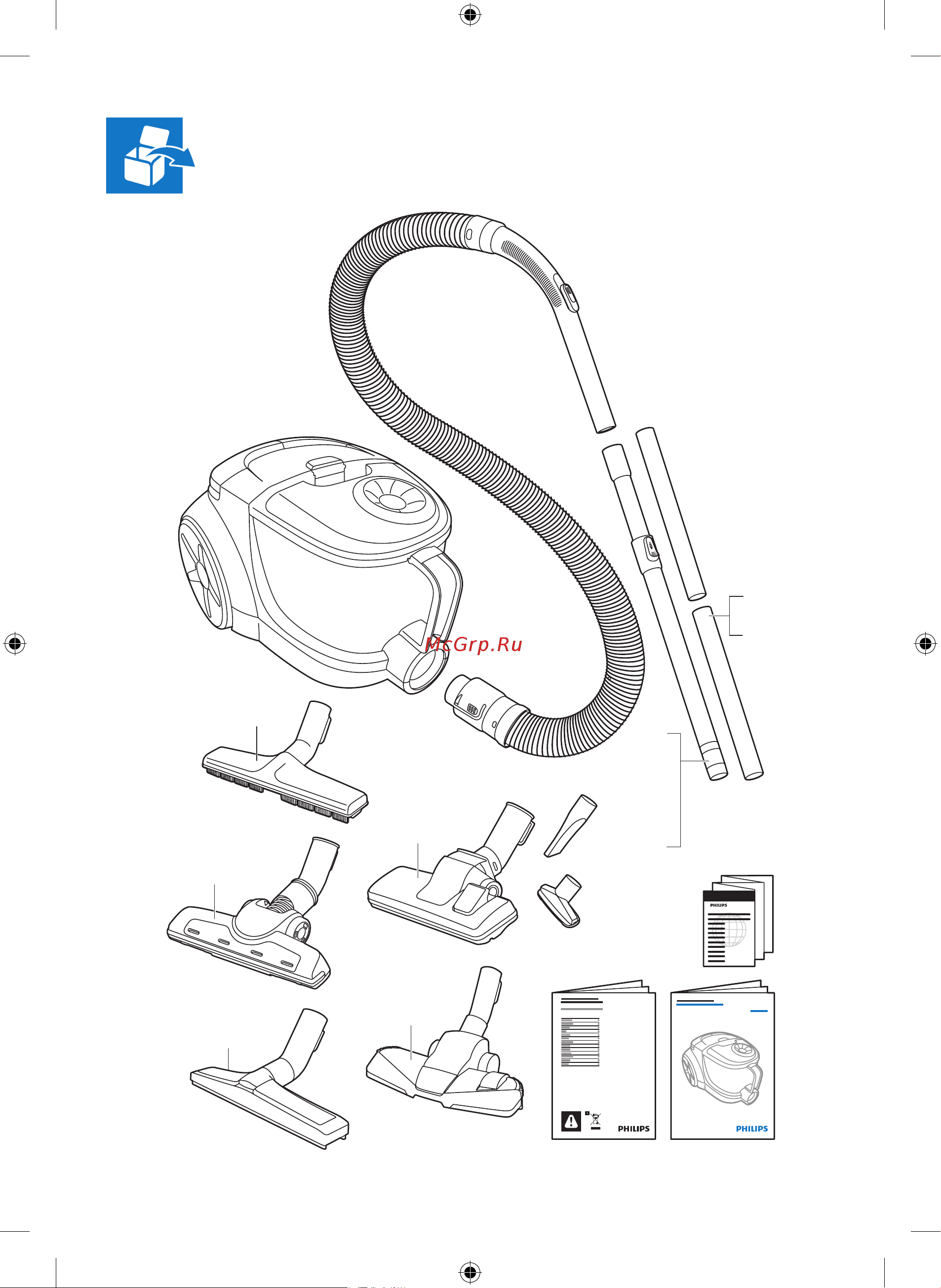 Philips FC8478 Руководство по эксплуатации онлайн [3/8] 716125