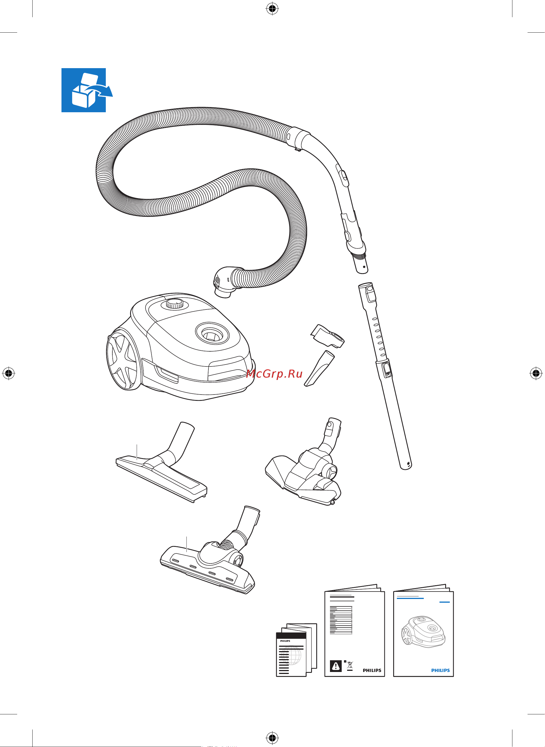 Philips FC8592 Руководство по эксплуатации онлайн [3/8] 716148