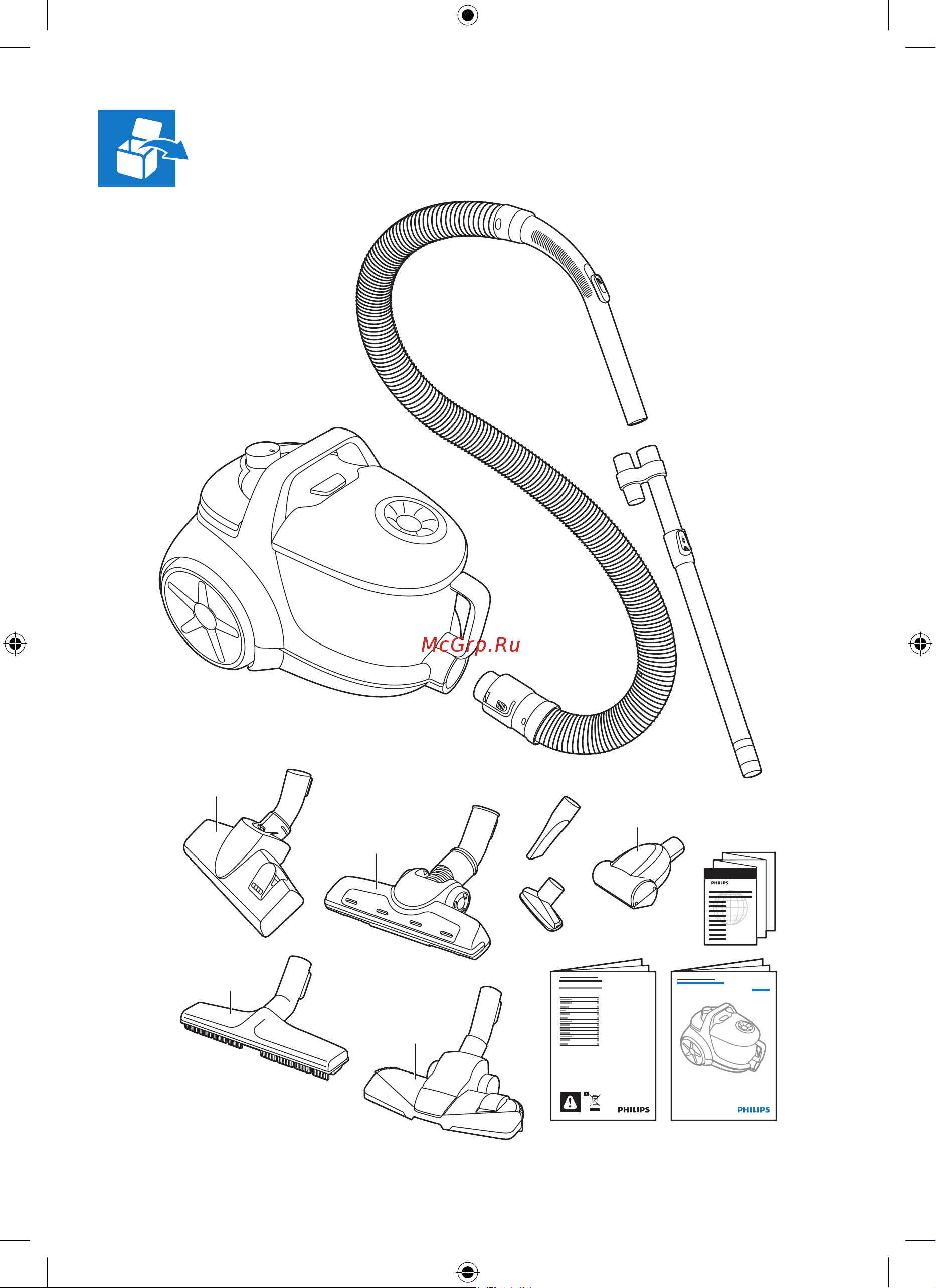 Philips FC8634 Руководство по эксплуатации онлайн [3/8] 716158
