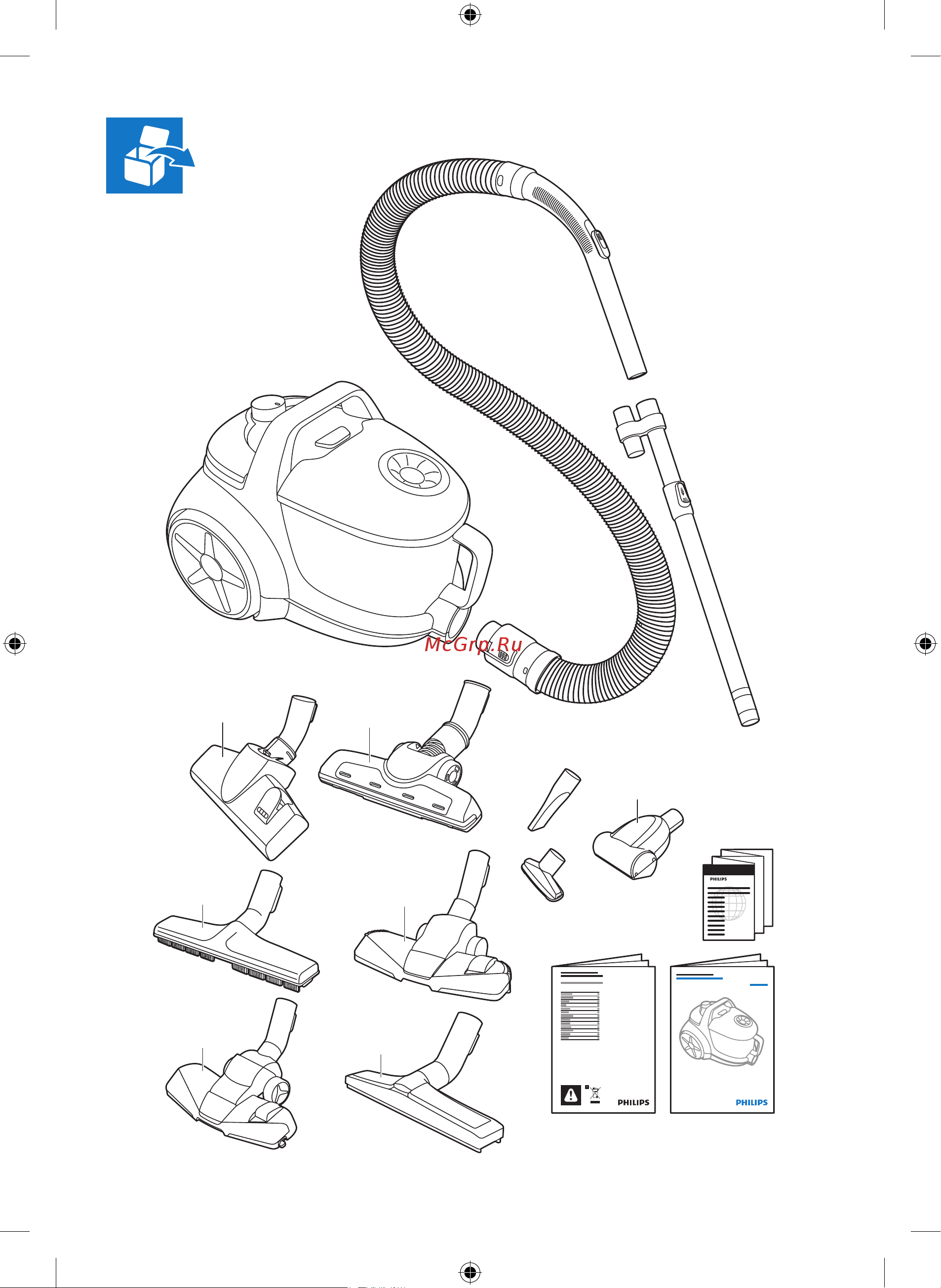 Philips FC8646 Руководство по эксплуатации онлайн [3/8] 716165