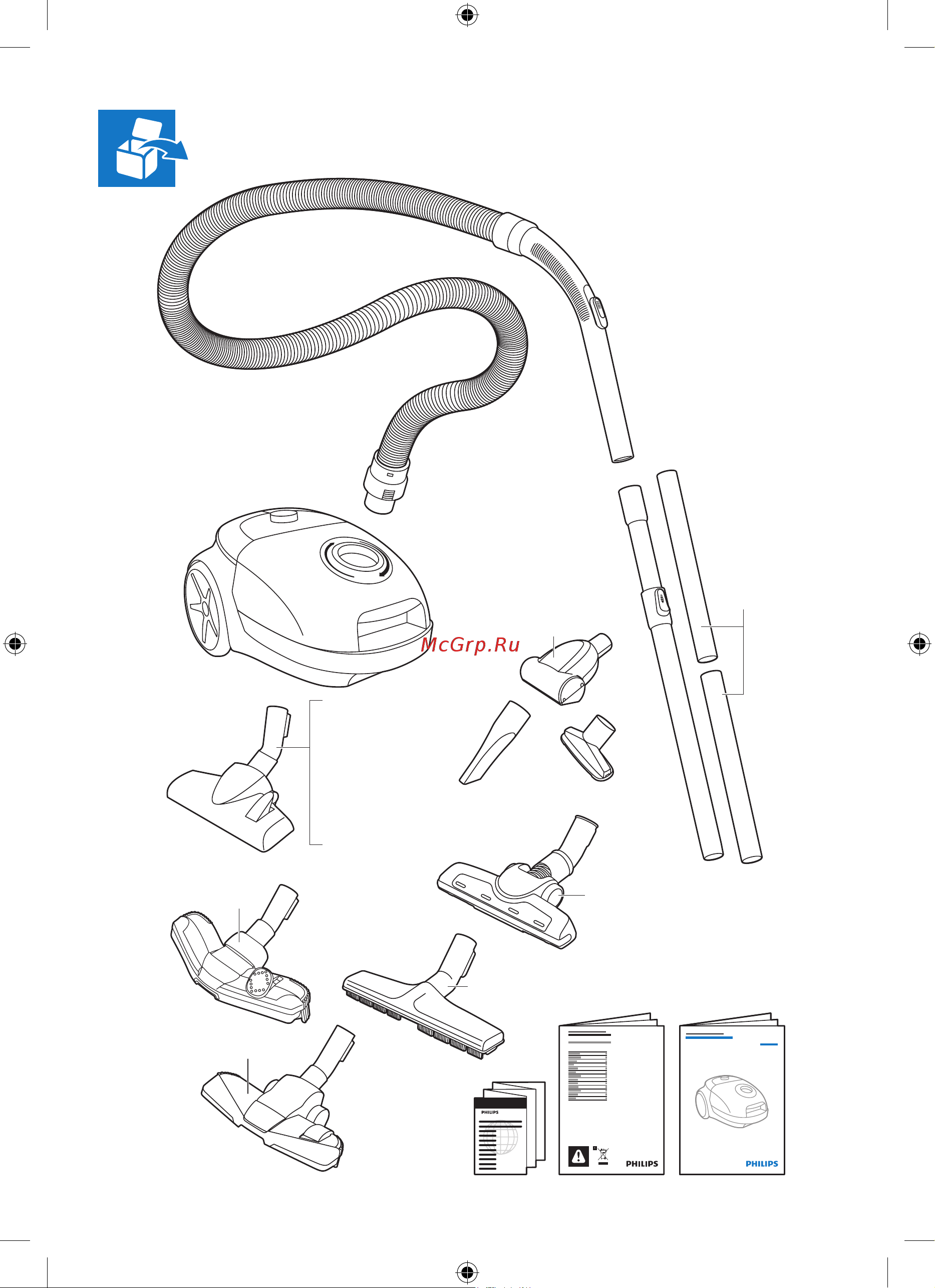 Philips FC8655 Руководство по эксплуатации онлайн [3/8] 716172