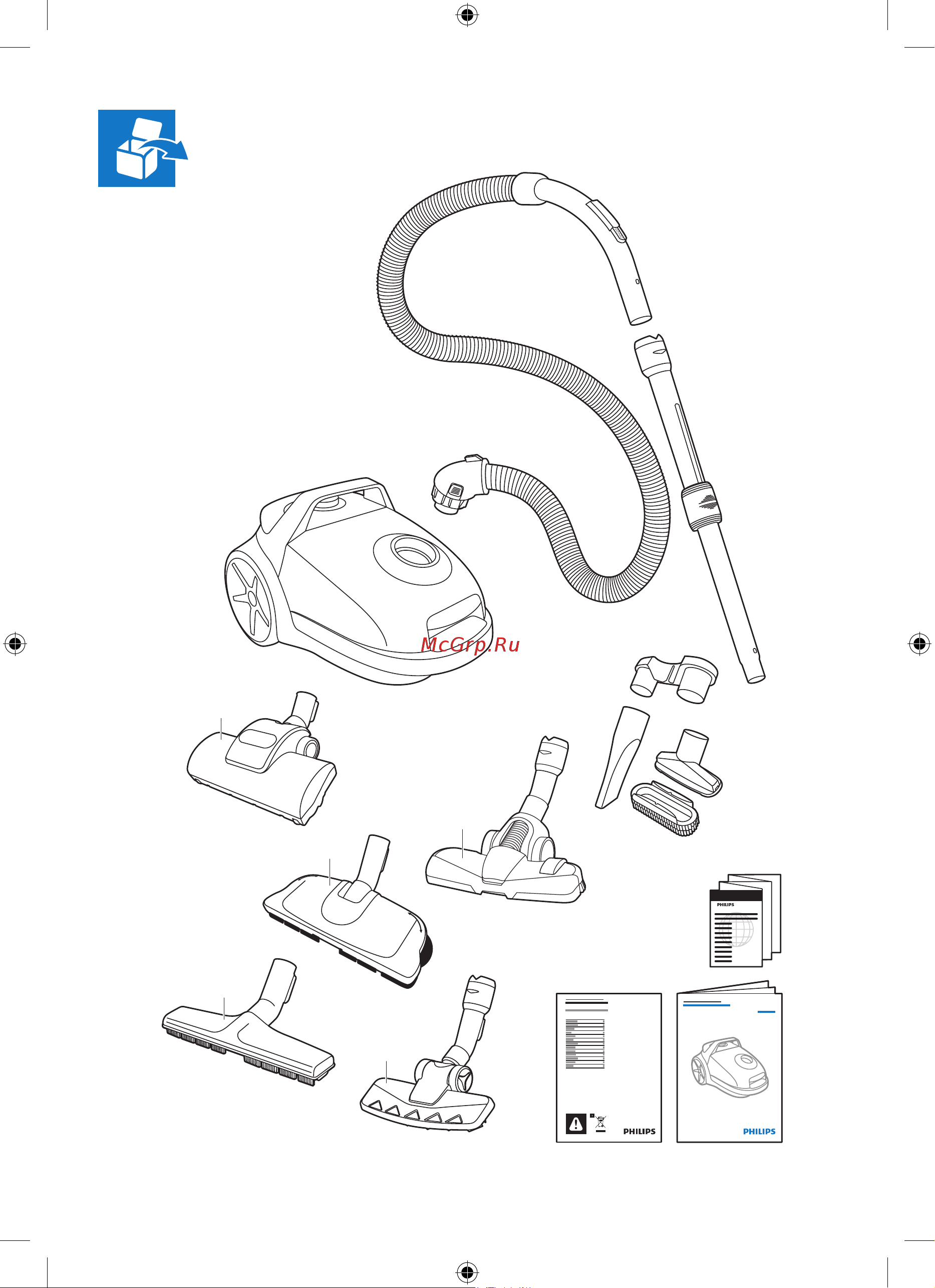 Philips FC8725 Руководство по эксплуатации онлайн [3/8] 716196