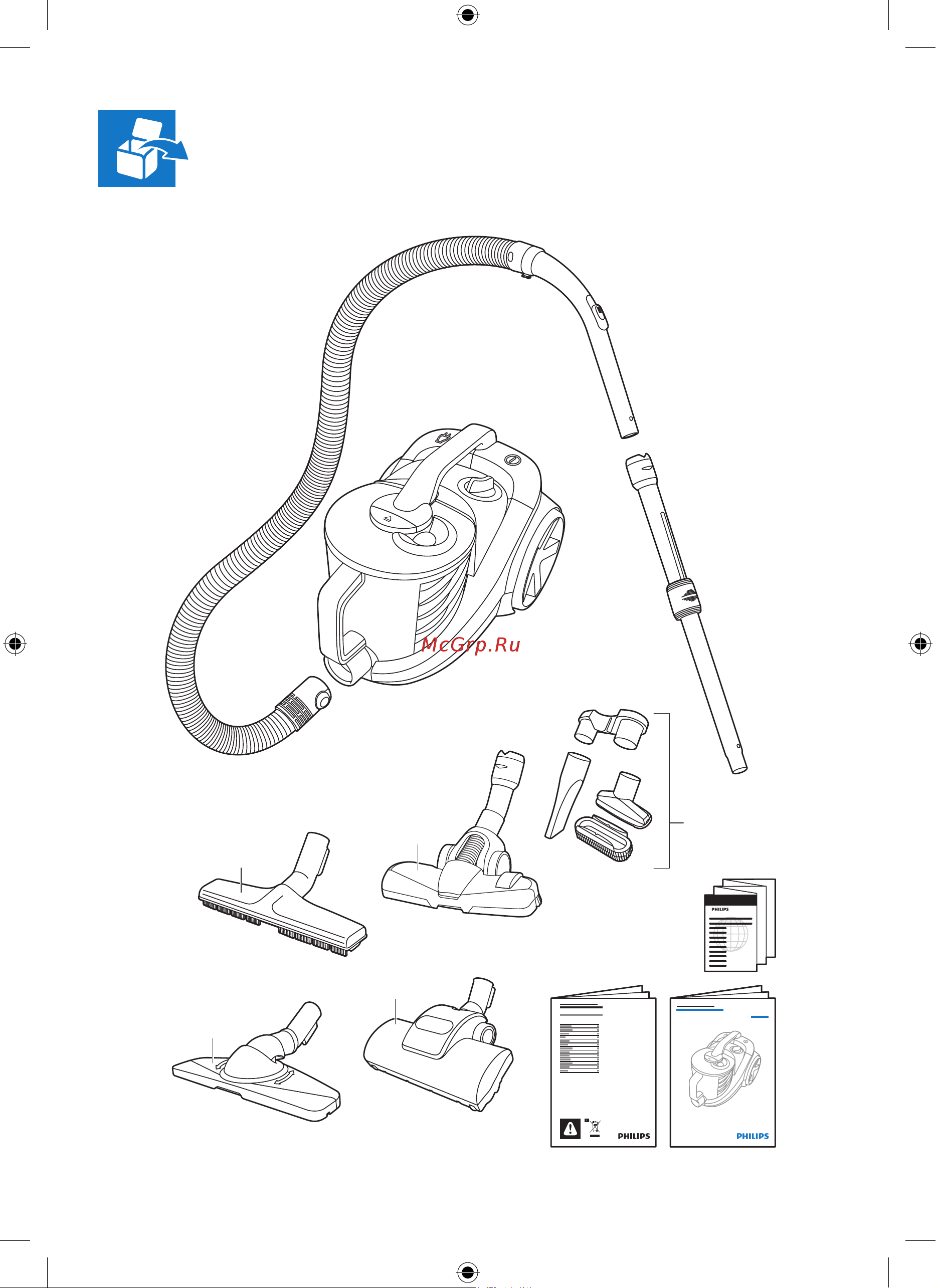 Philips FC9722 Руководство по эксплуатации онлайн [3/8] 716300