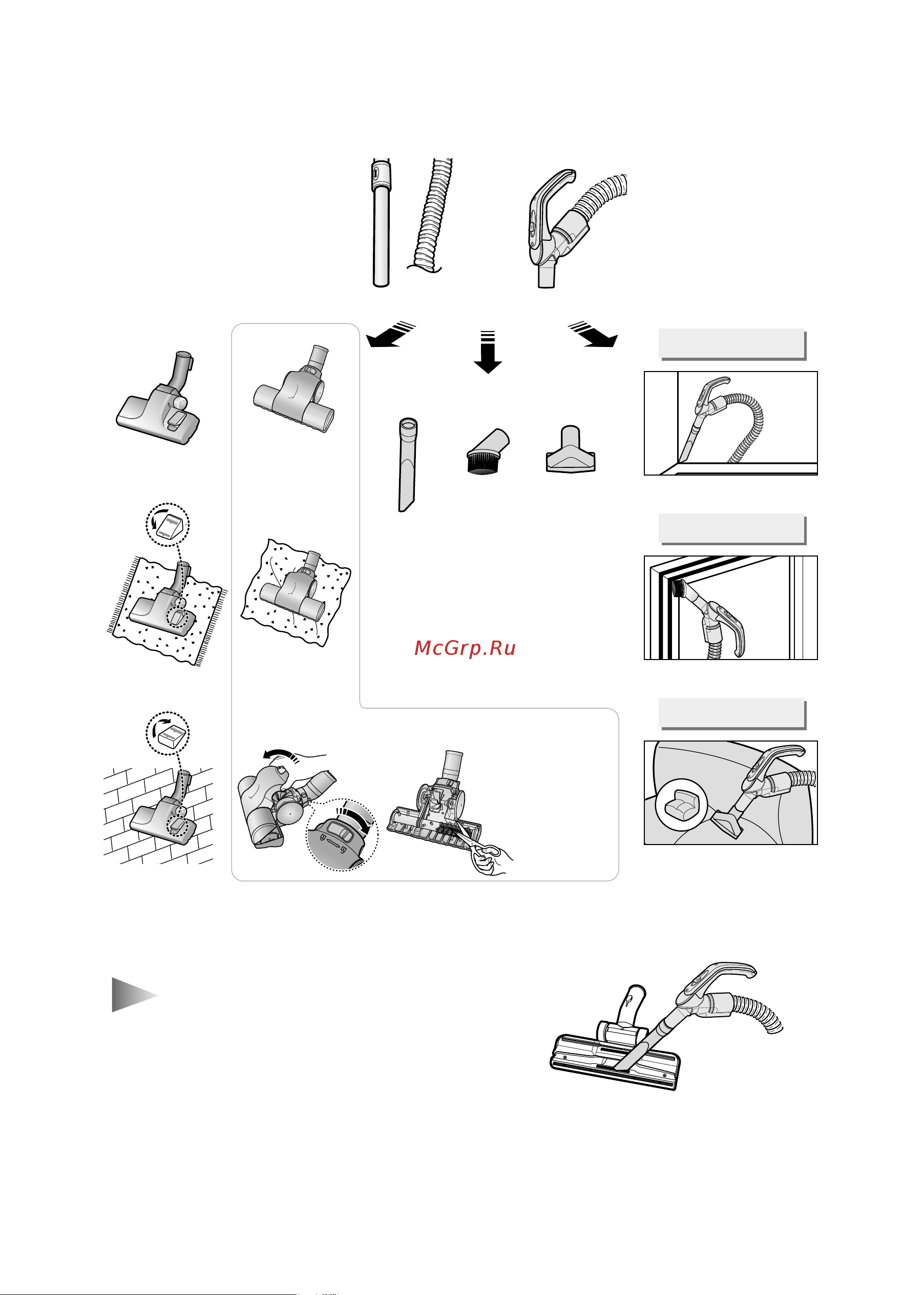 Samsung SC6940 [5/16] 4 using floor tools
