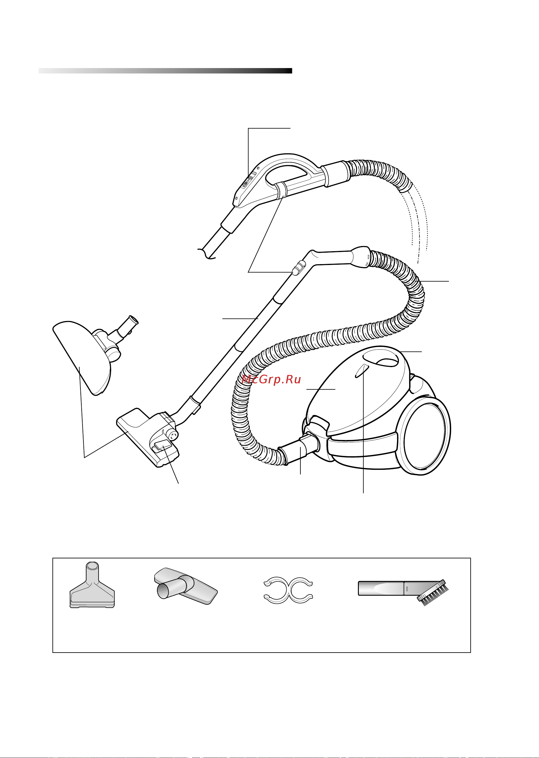 Samsung VC-7113 [11/16] Identifications of parts