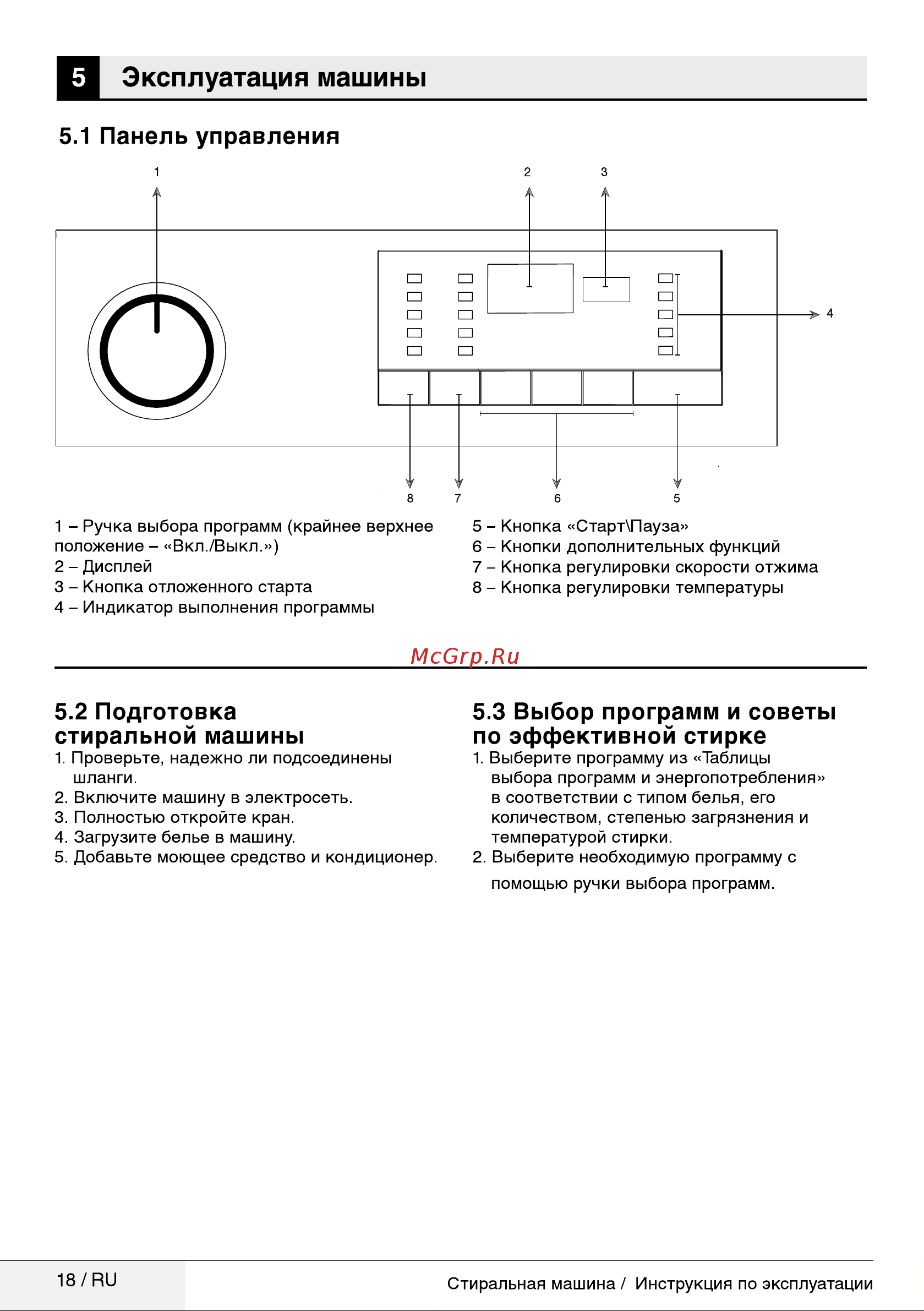 Beko WKY 71031 PTLYW2 (PTLYSB2) Руководство по эксплуатации онлайн [18/40] 717132