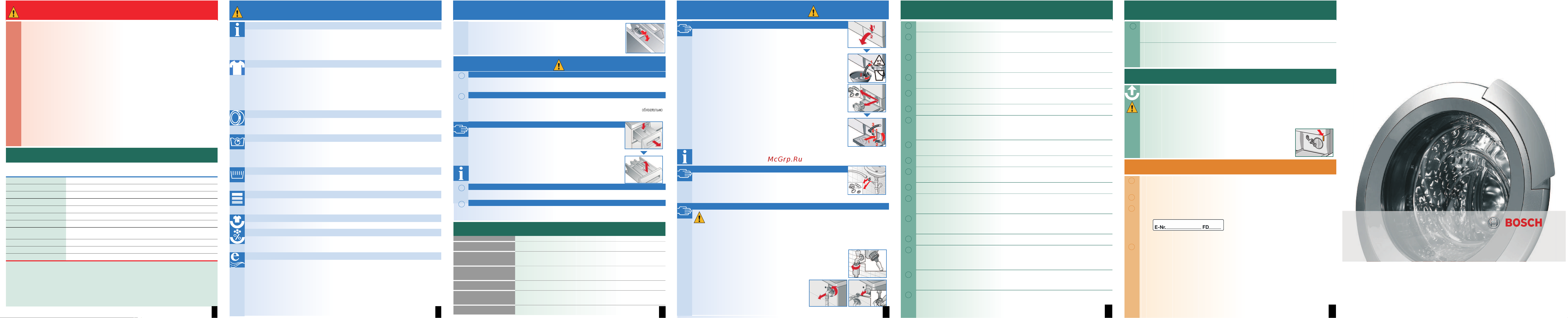 Bosch WAS 2474GOE(Logixx 8) [2/10] Ru инструкция по эксплуатации
