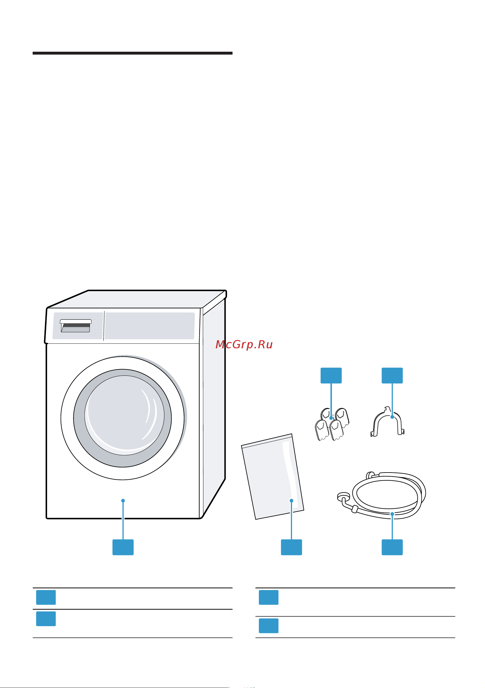 Bosch Serie 4 PerfectCare WGA142X6OE [14/64] Распаковка прибора