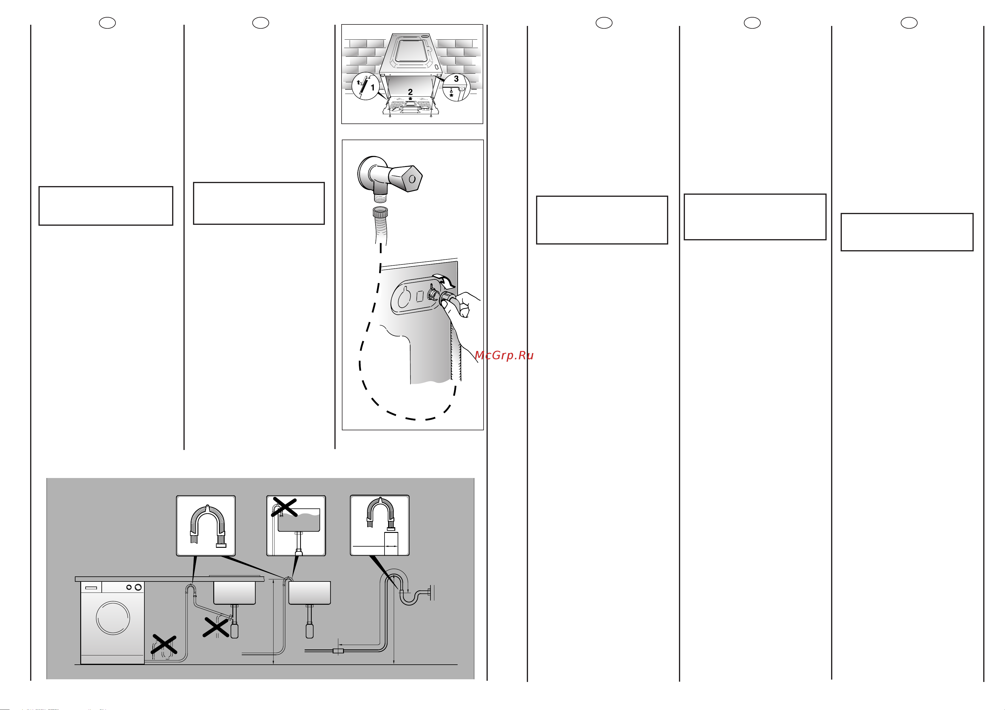 Candy GO4 W 264 [10/49] Do not turn the tap
