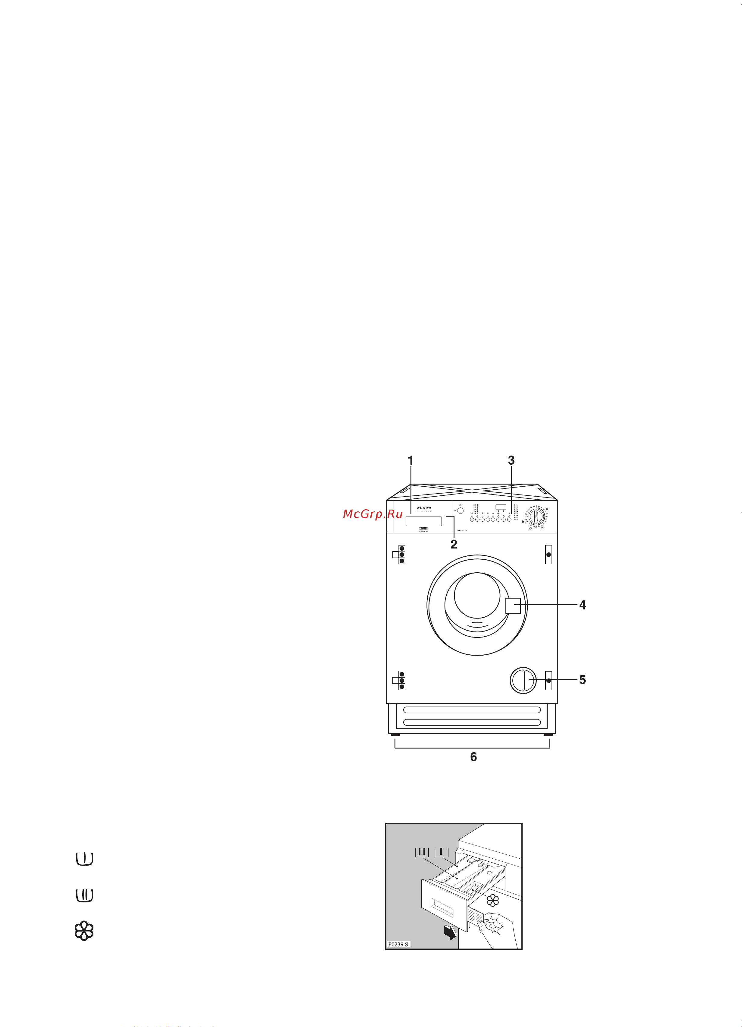 Electrolux EWW 1230 I [9/29] Opisanie maßiny