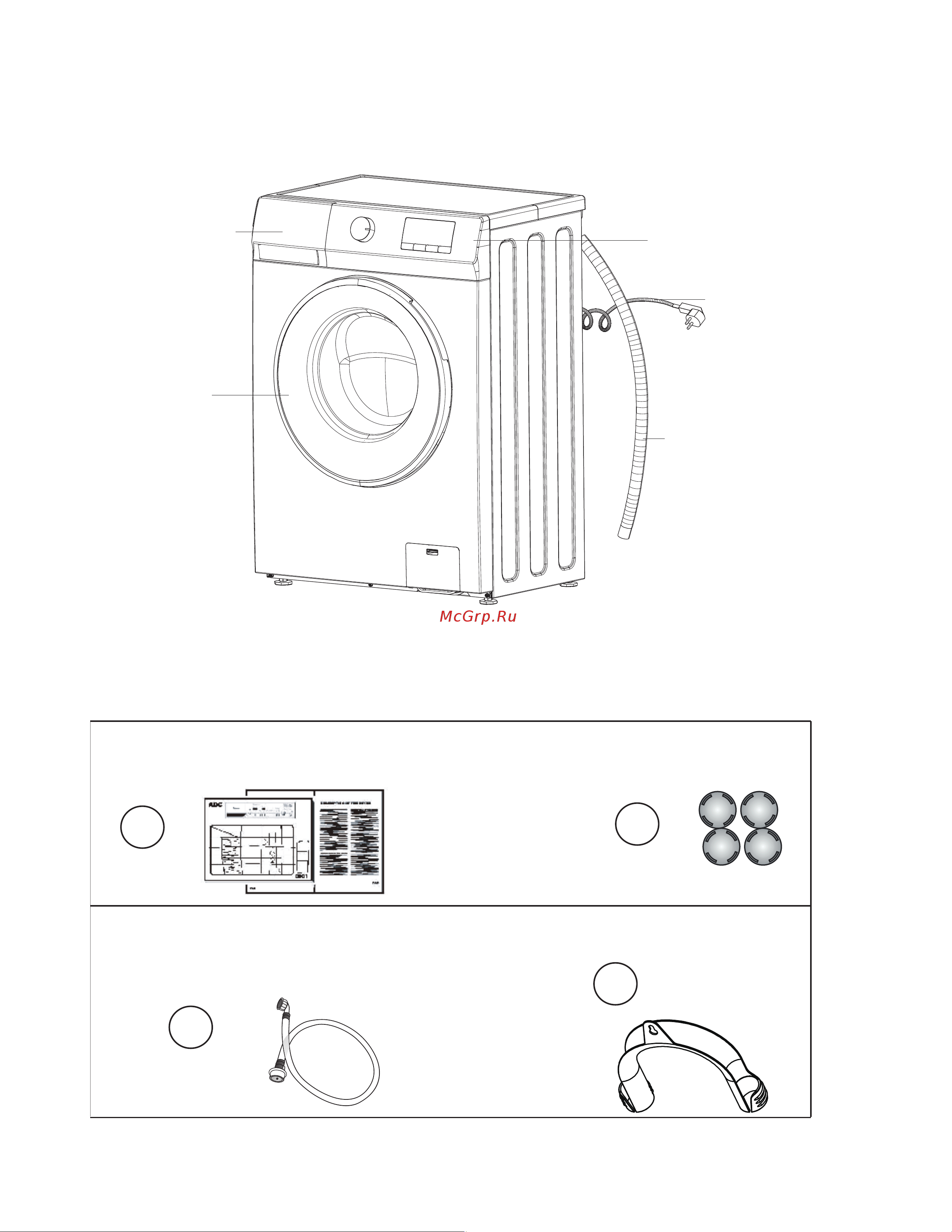 Hisense WFVB6010M [7/35] Расположение и внешний вид панели управления ...