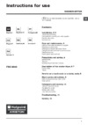 Hotpoint-Ariston FDG 8640 BS Руководство по эксплуатации