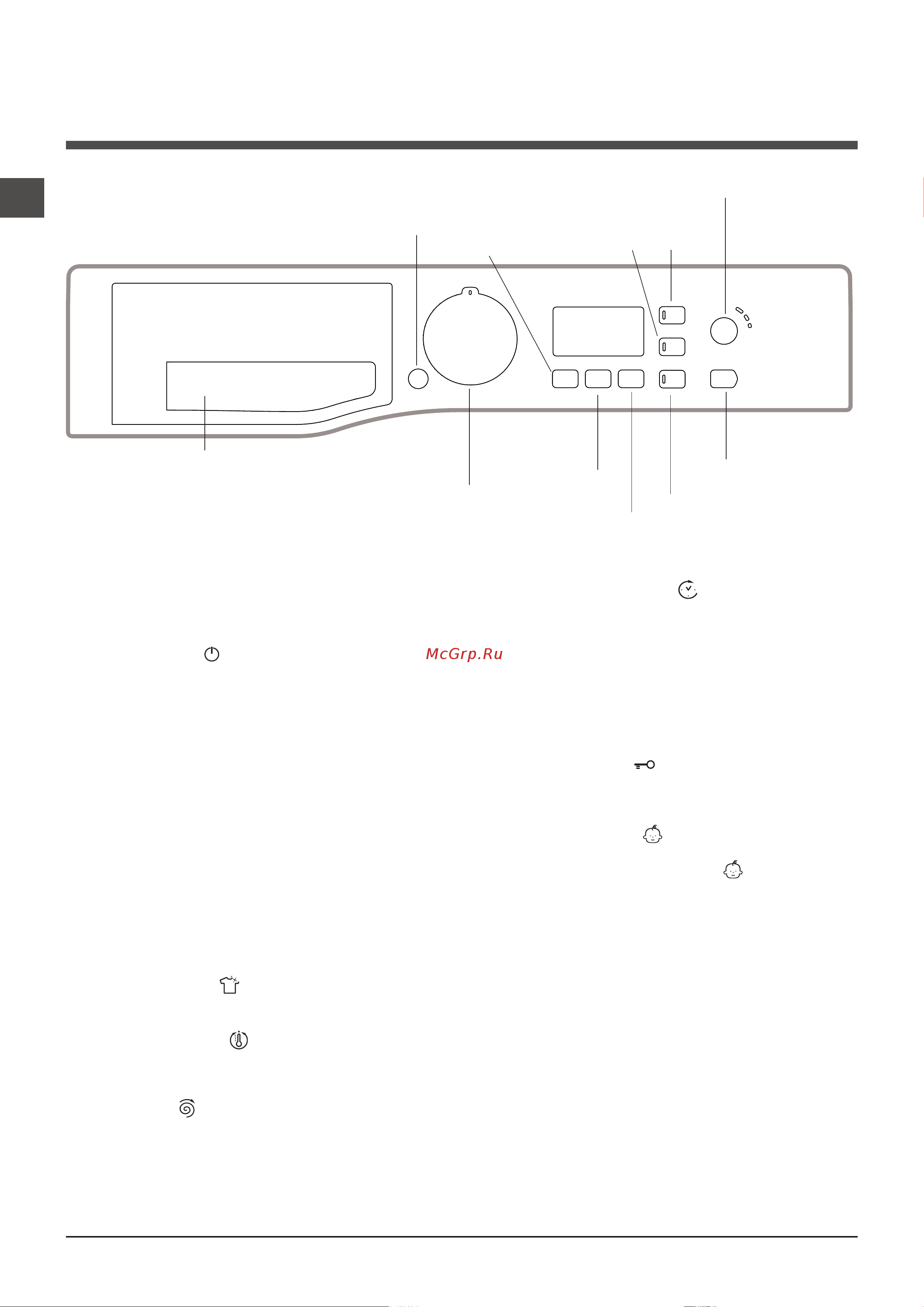 Hotpoint-Ariston WMSG 7105 [4/12] Дисплей