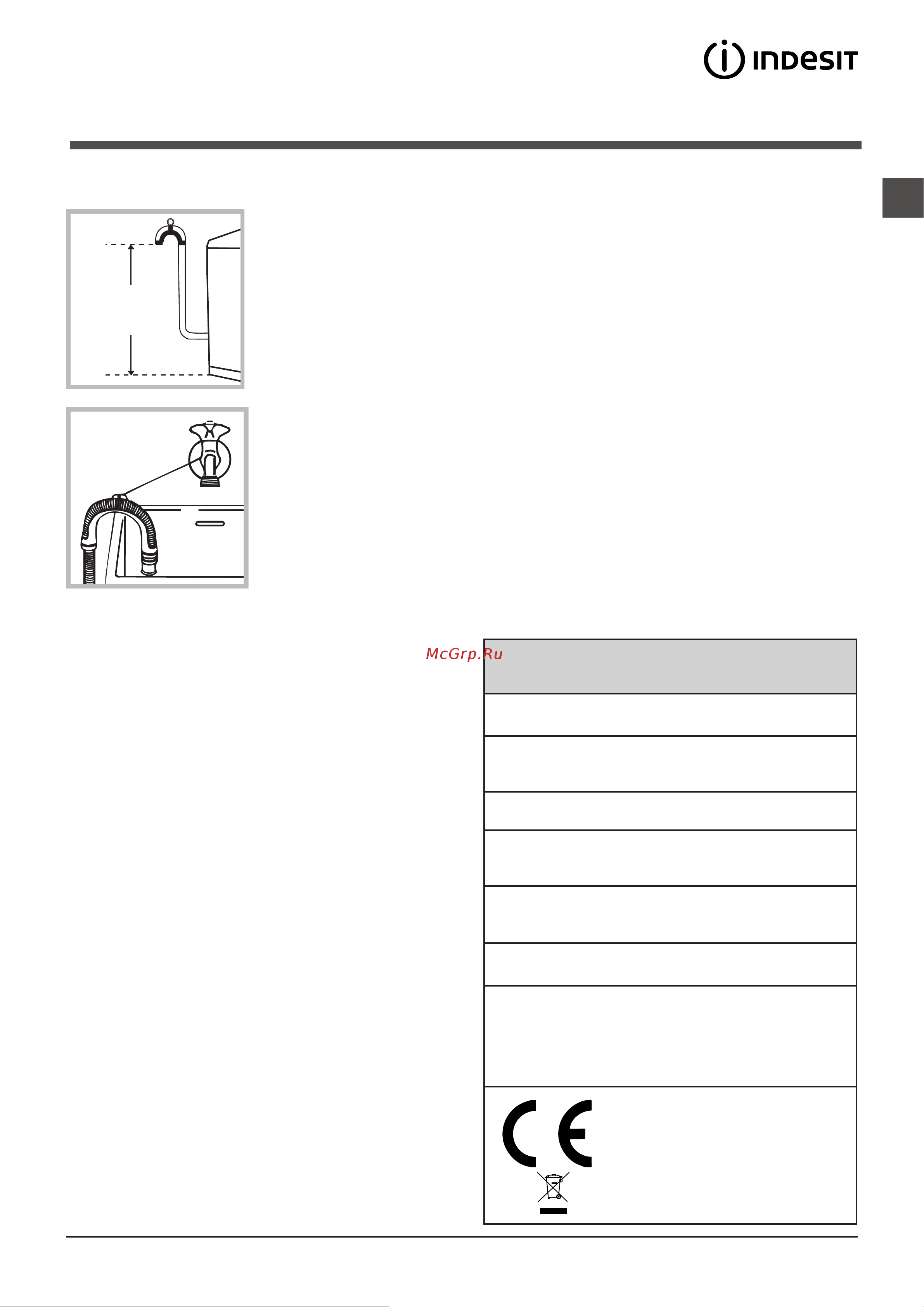 Indesit WITE 877 [3/12] Ïðîáíûé öèêë ñòèðêè