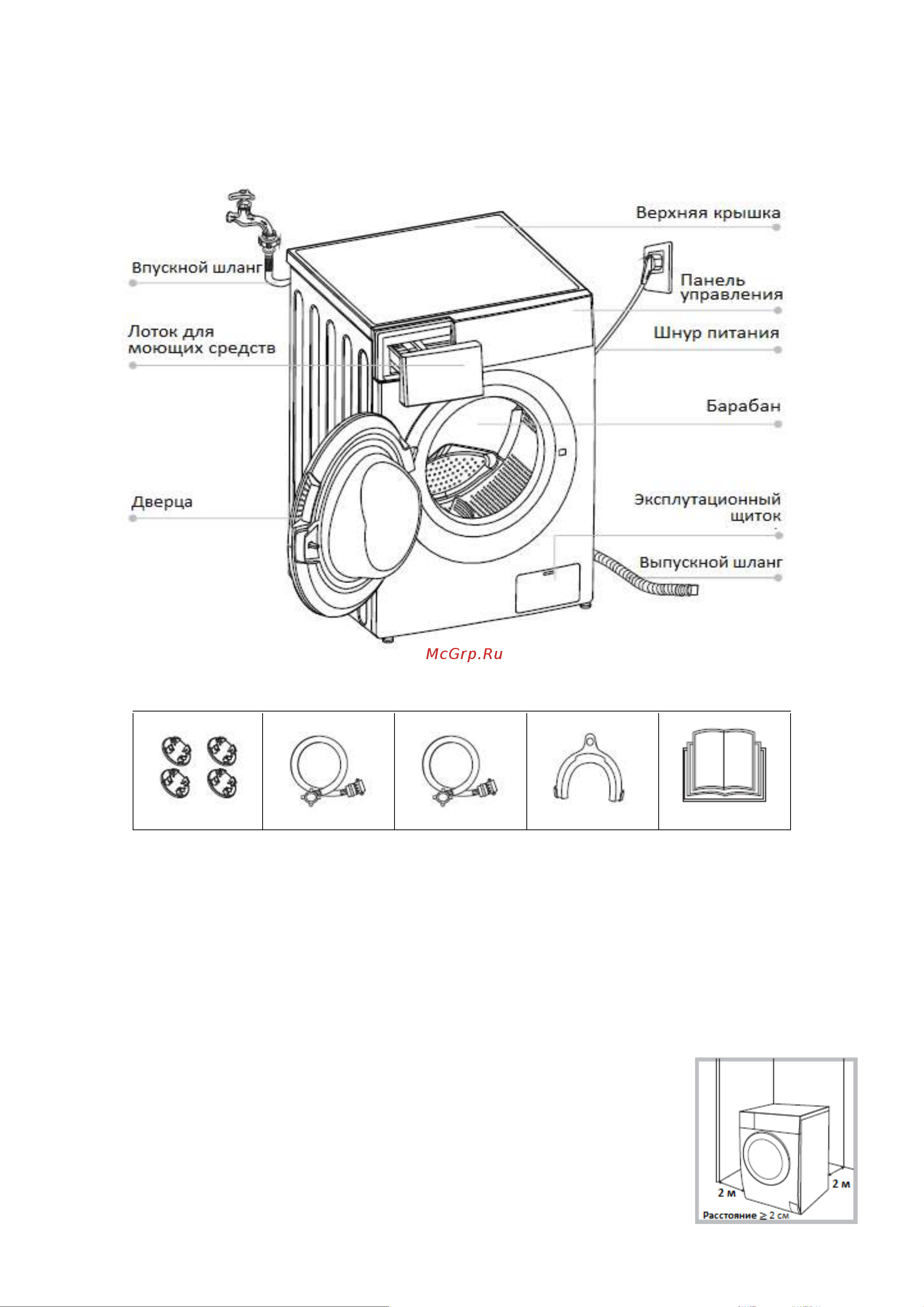 Midea MWM8143 Crown Slim [6/25] Установка