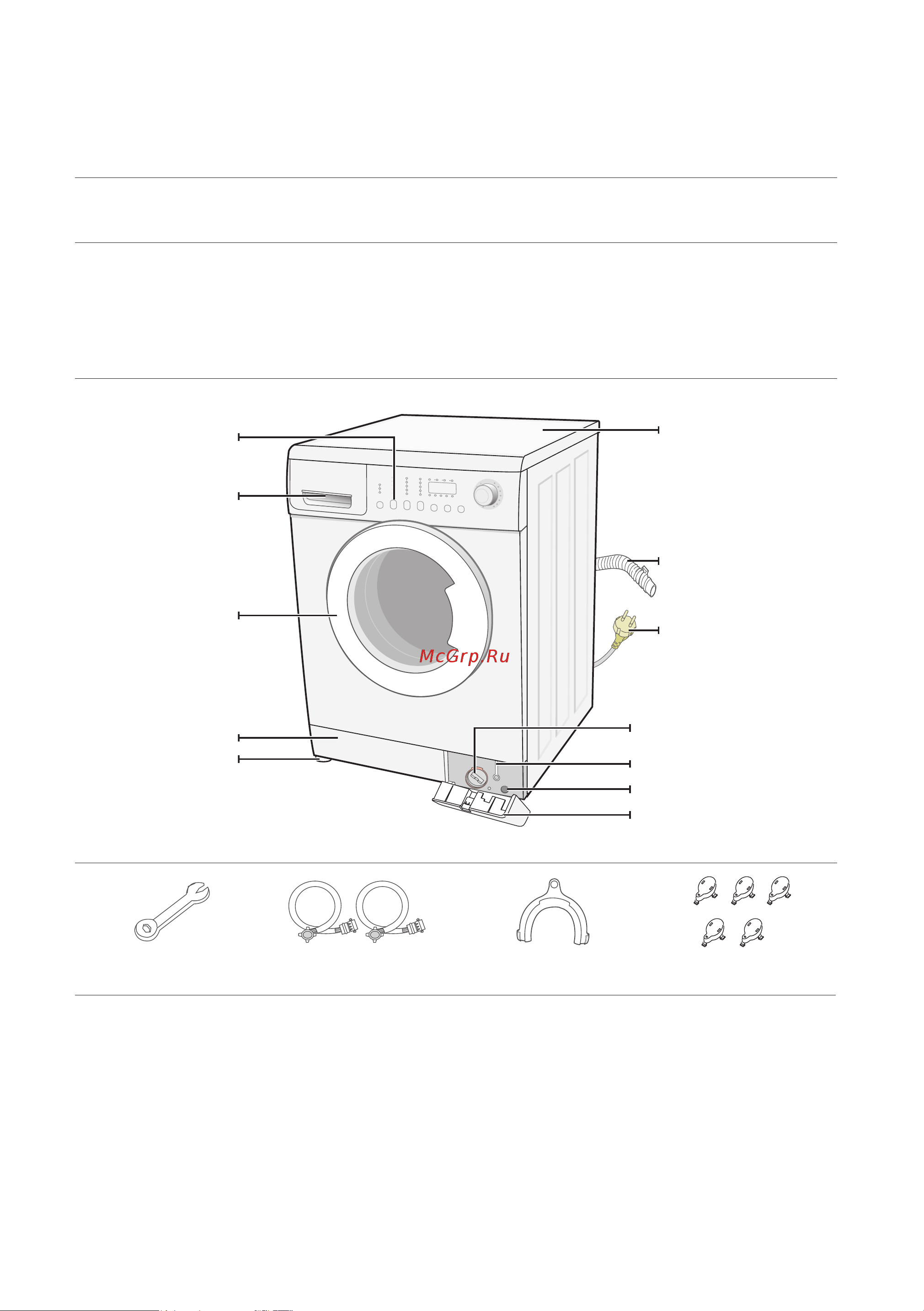 Samsung WF7520NUW [6/24] Установка стиральной машины