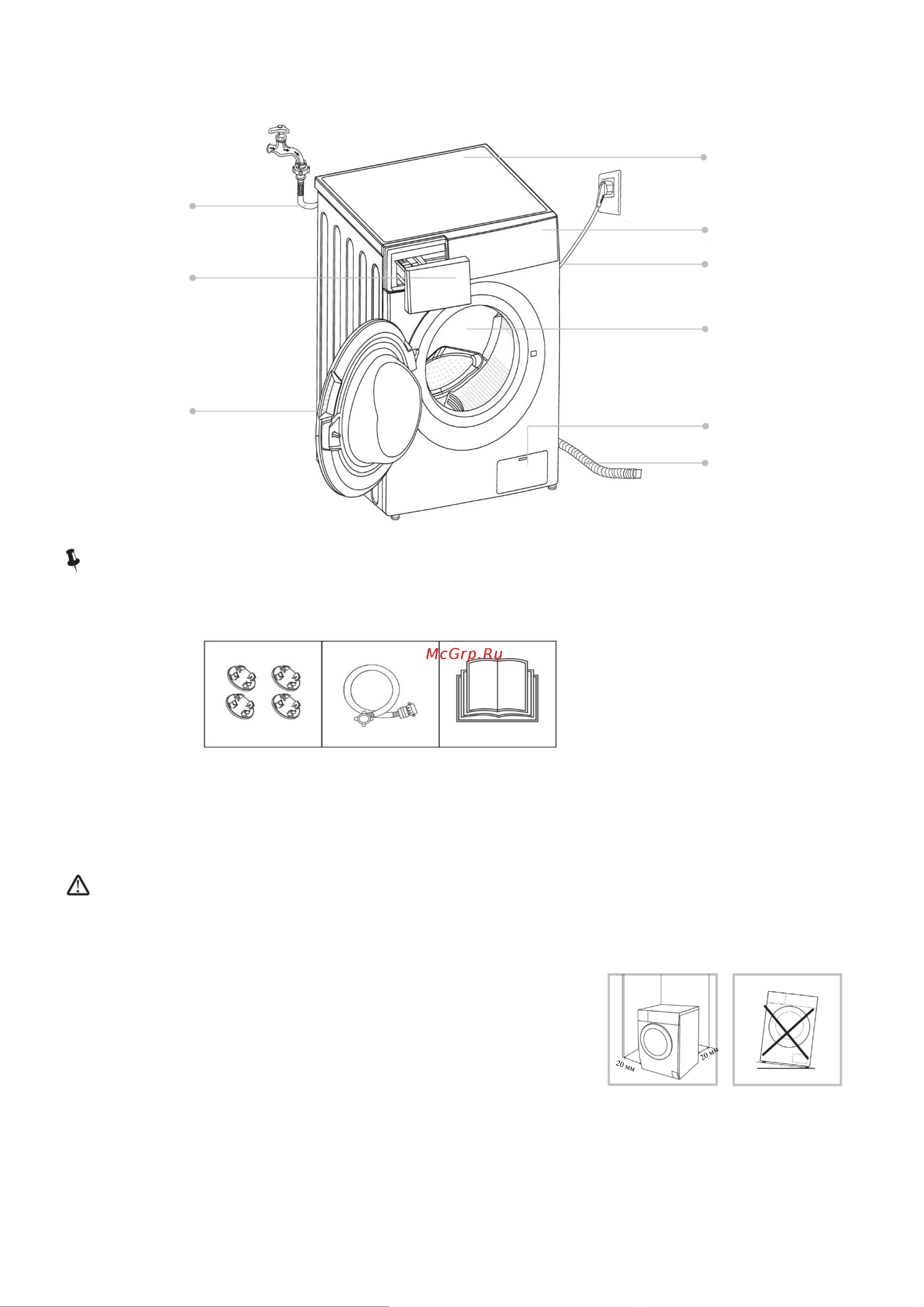 Weissgauff WM 4748 DW Inverter Руководство по эксплуатации онлайн [7/24] 718856