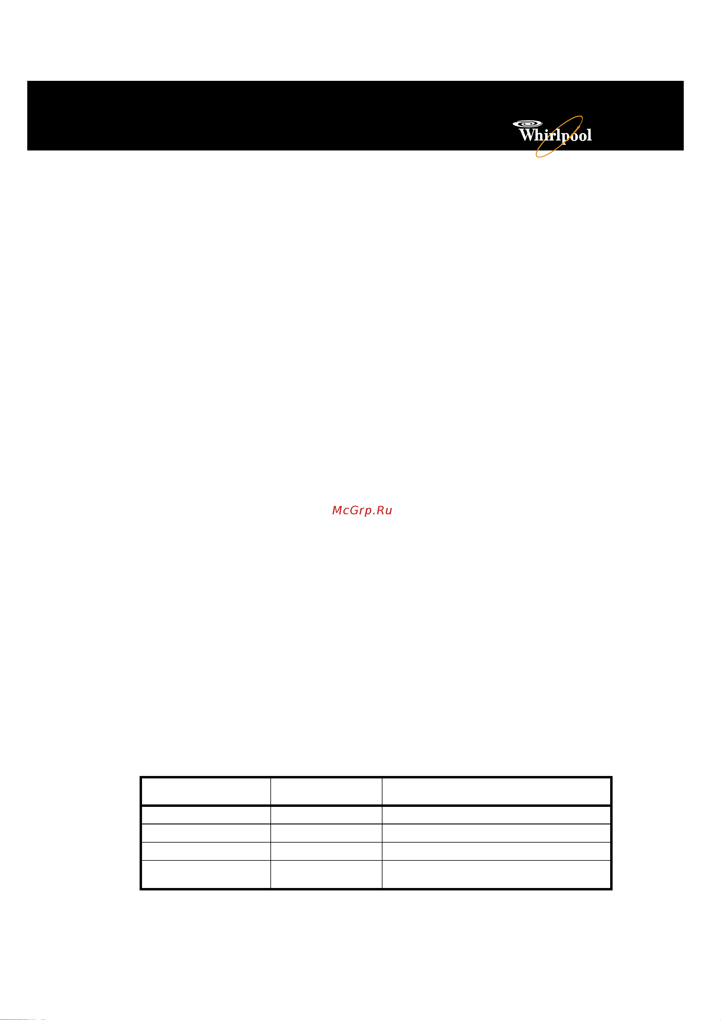 Whirlpool AWM 8083_1 [11/16] Руководство по поиску неисправностей