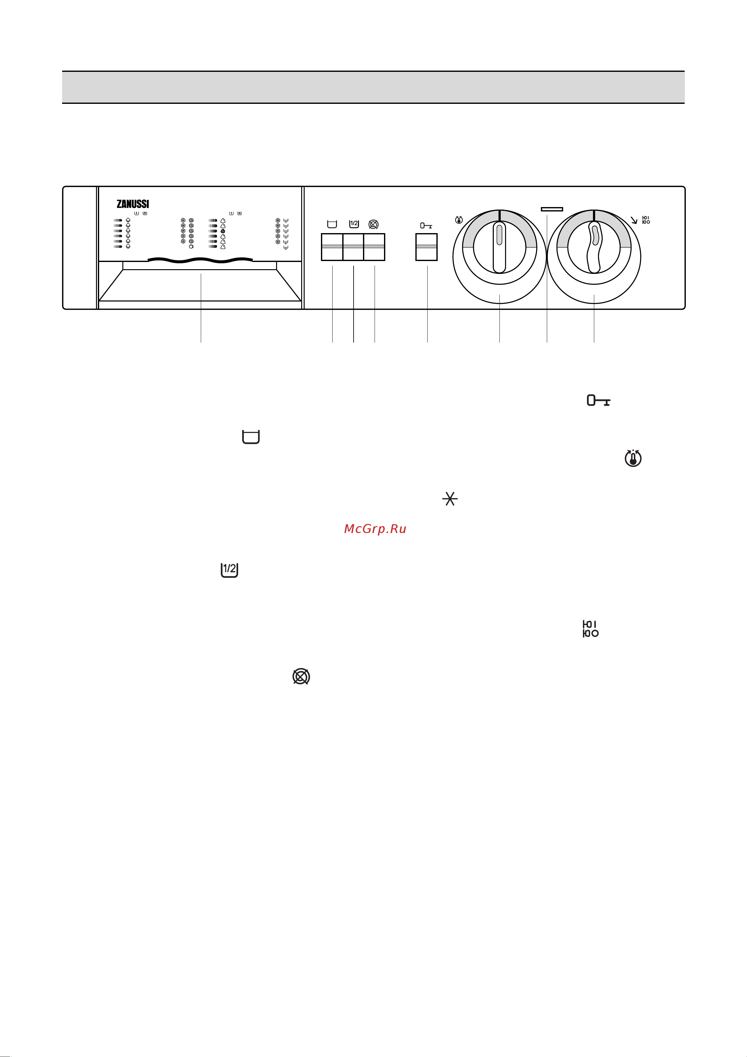 Zanussi FL 574CN [8/39] Detergent dispenser drawer